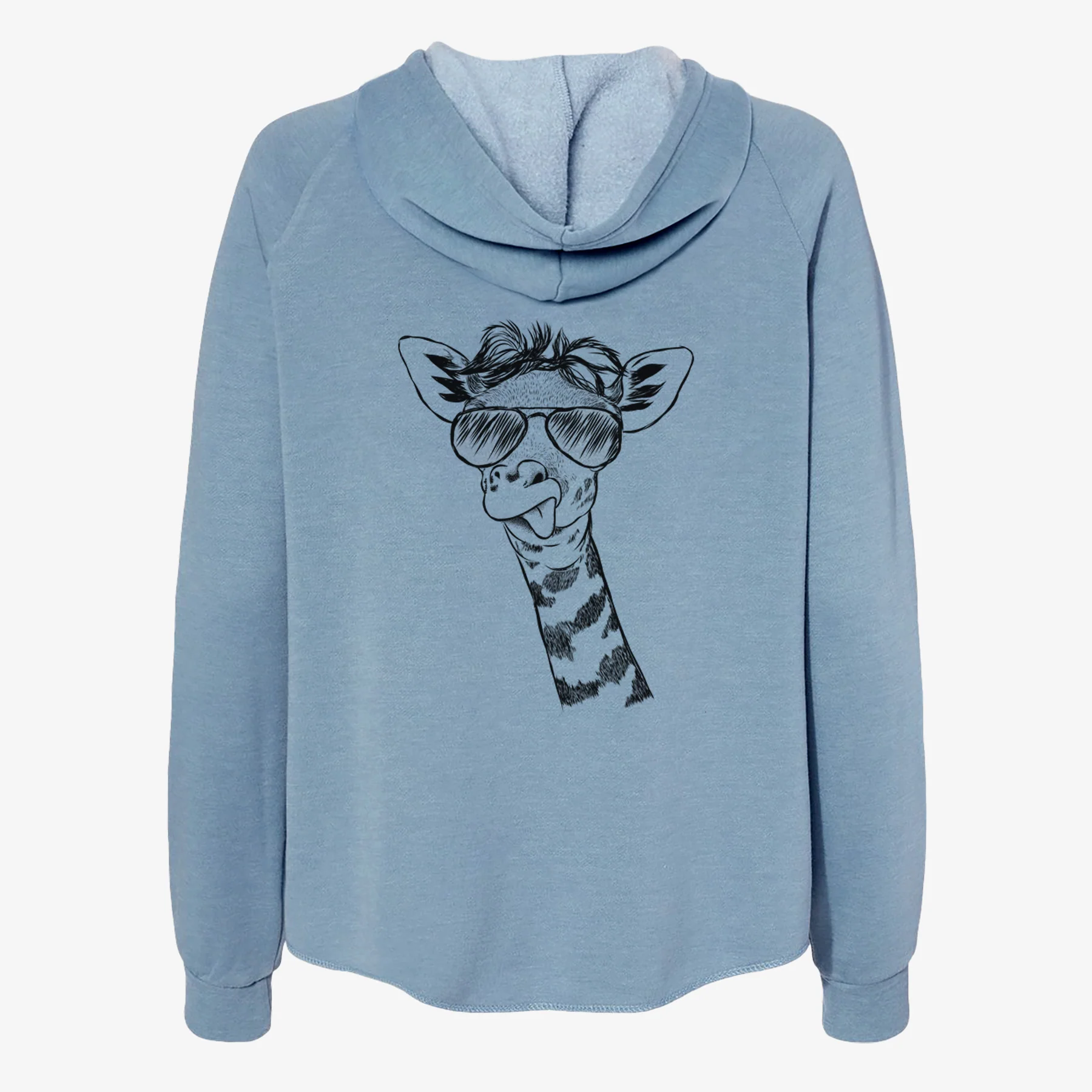 Mel the Baby Giraffe - Women's Cali Wave Zip-Up Sweatshirt - Image 9