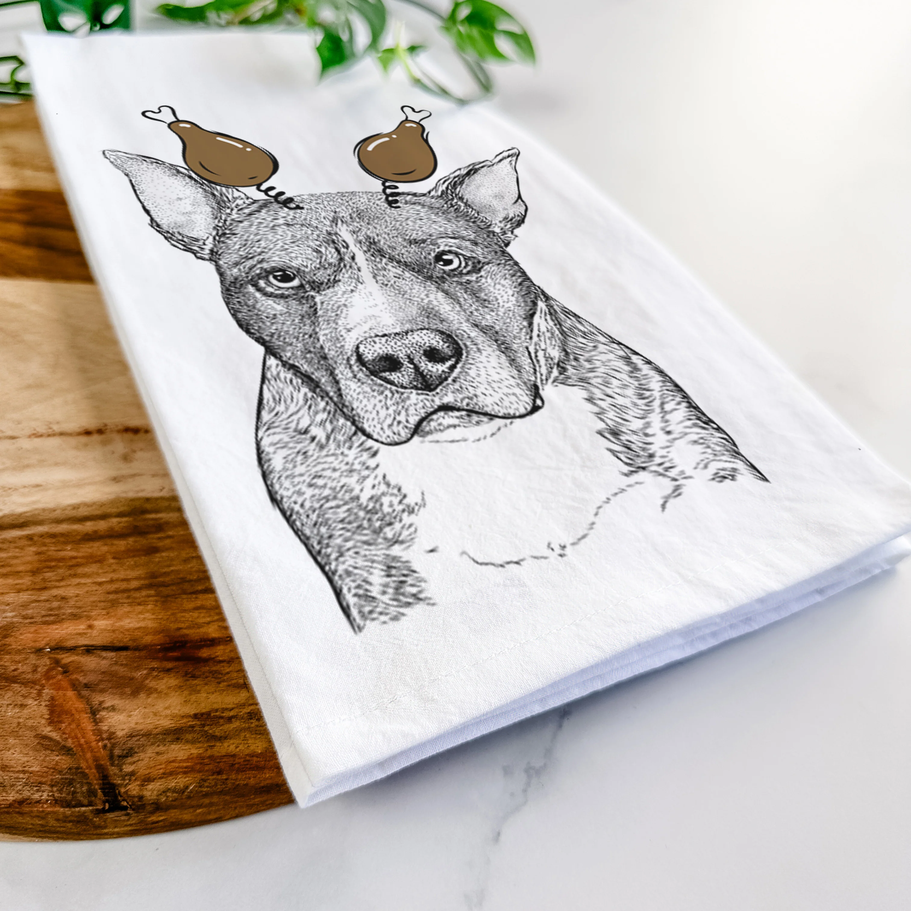Mercy the Pitbull Tea Towel - Image 11