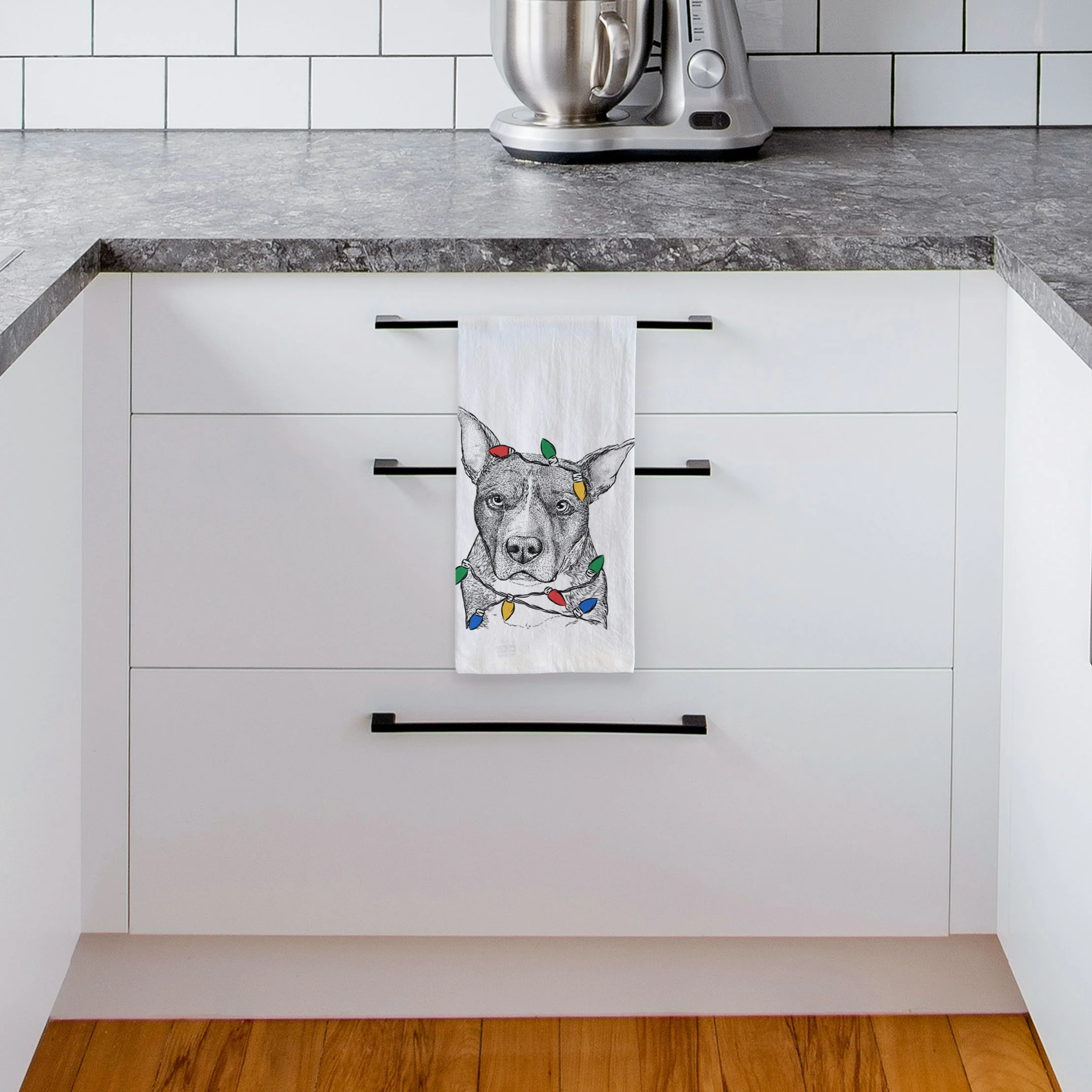 Mercy the Pitbull Tea Towel - Image 4