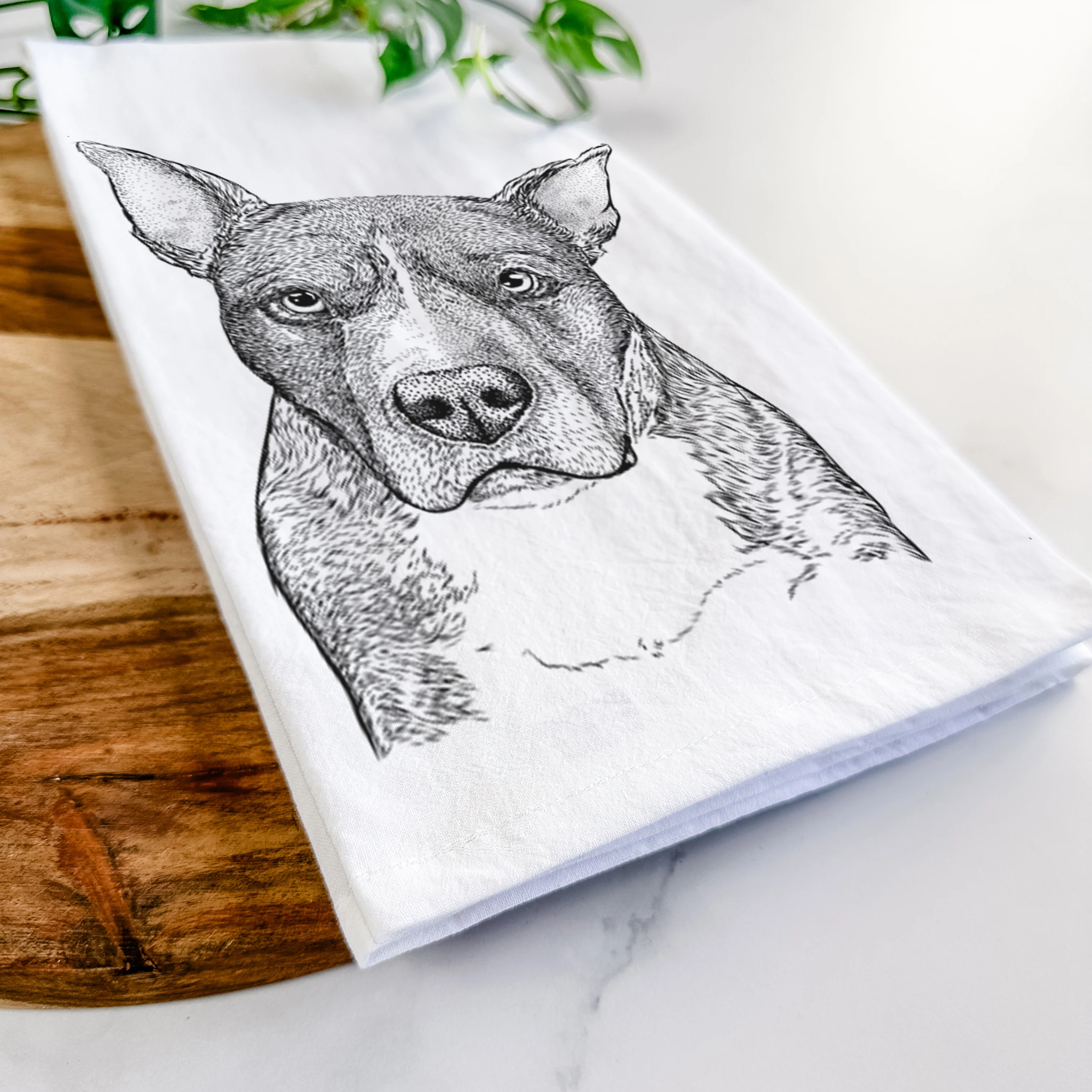 Mercy the Pitbull Tea Towel - Image 5