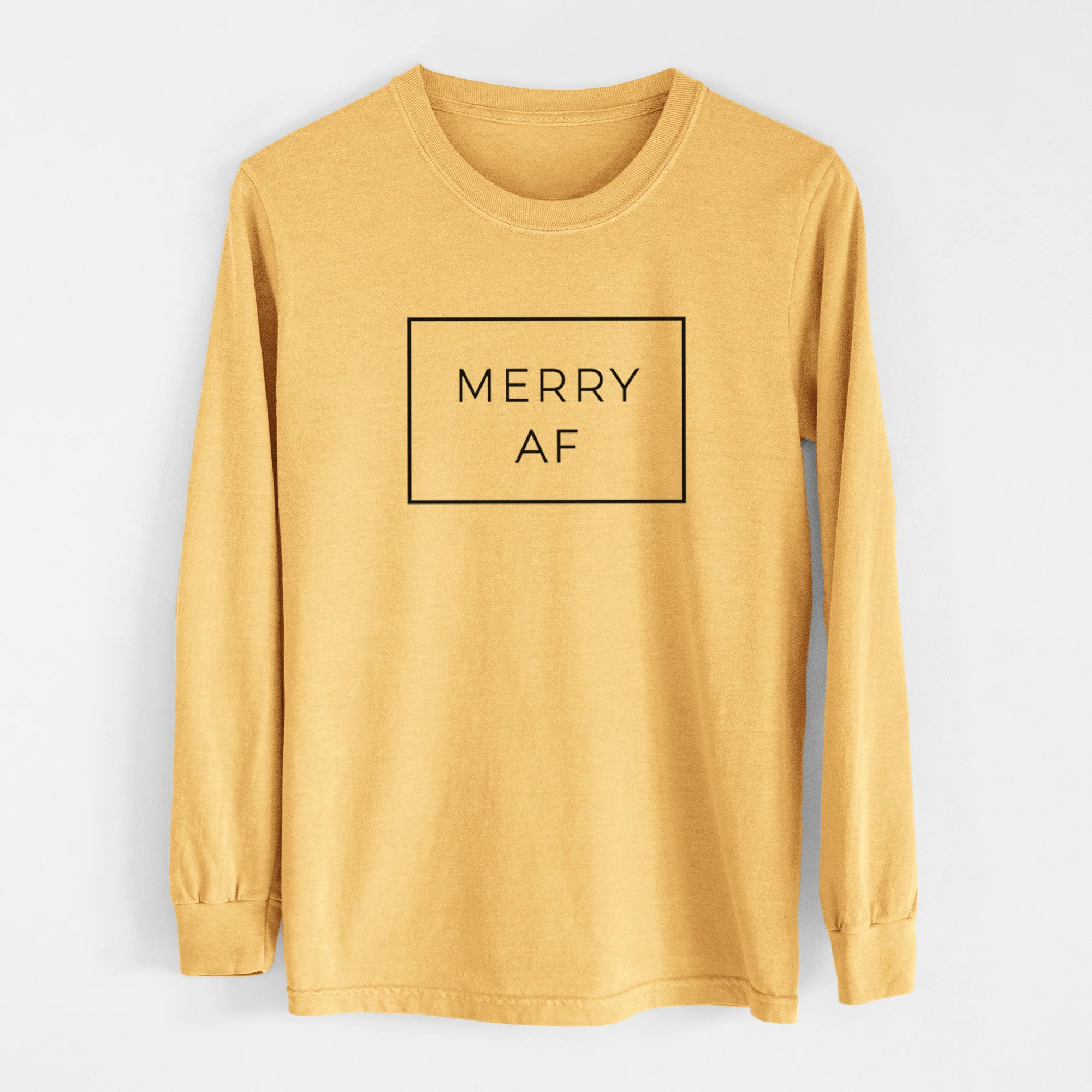 Merry AF Boxed - Heavyweight 100% Cotton Long Sleeve - Image 6