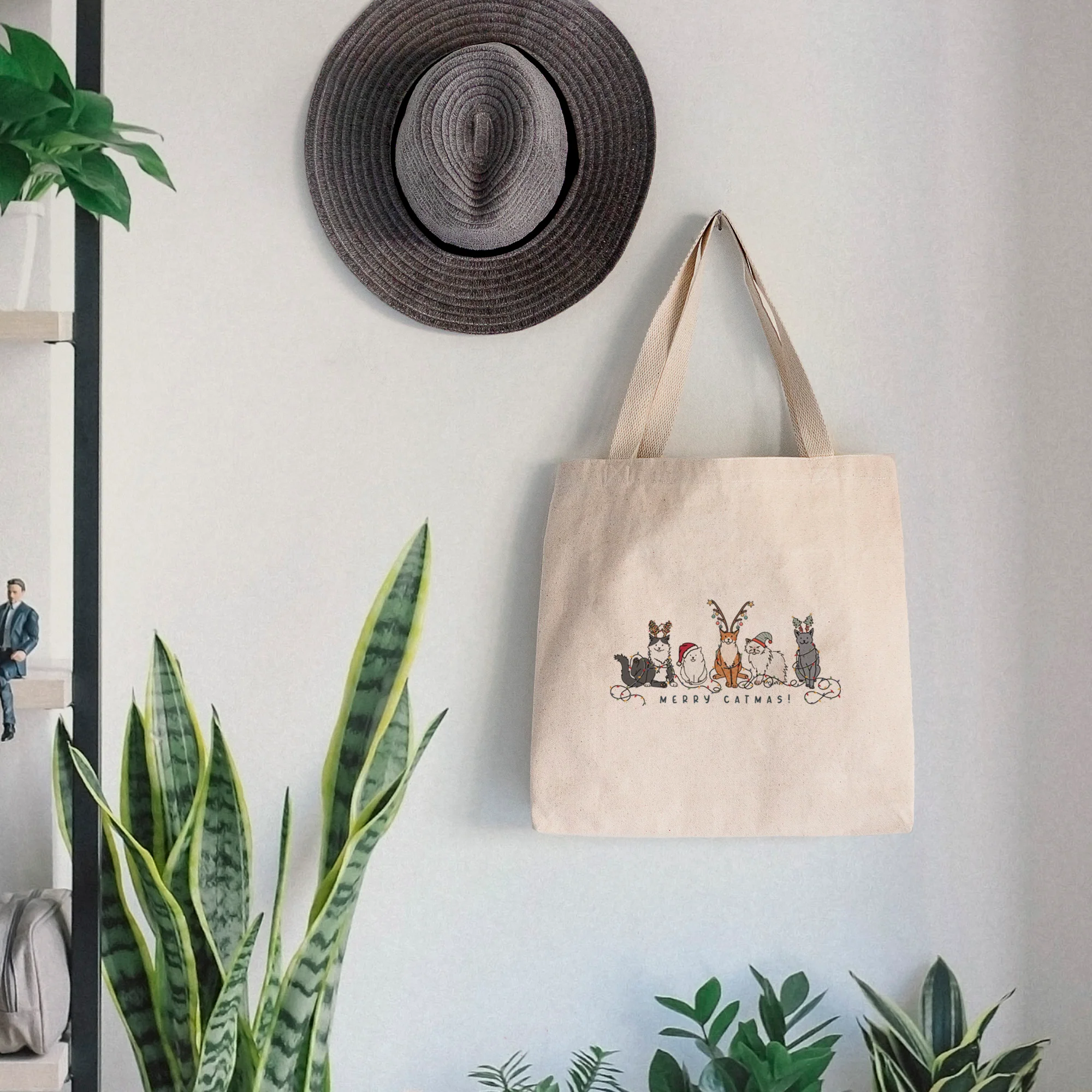 Merry Catmas - Tote Bag - Image 3