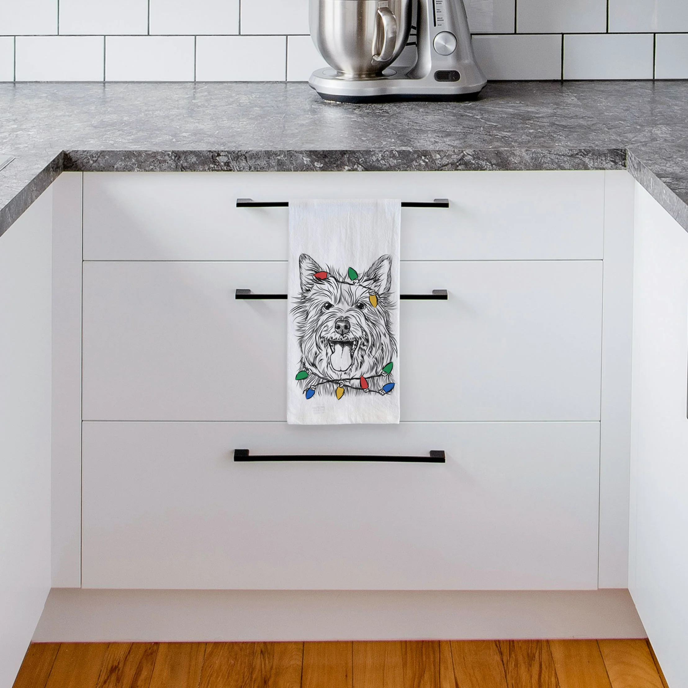 Middy the Australian Terrier Tea Towel - Image 4