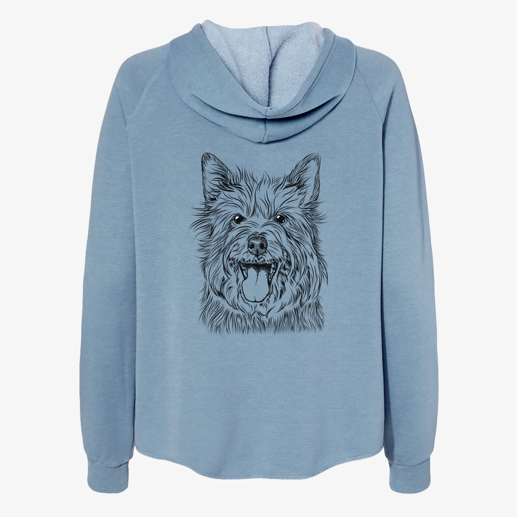 Middy the Australian Terrier - Women's Cali Wave Zip-Up Sweatshirt - Image 6