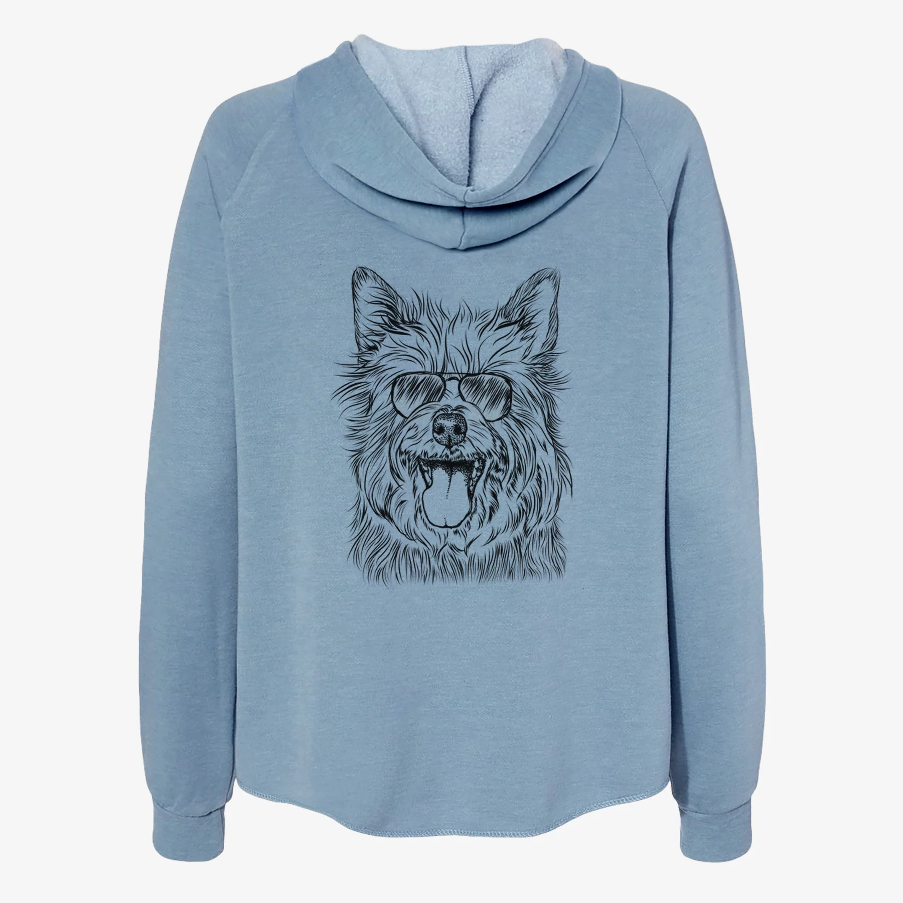 Middy the Australian Terrier - Women's Cali Wave Zip-Up Sweatshirt - Image 9