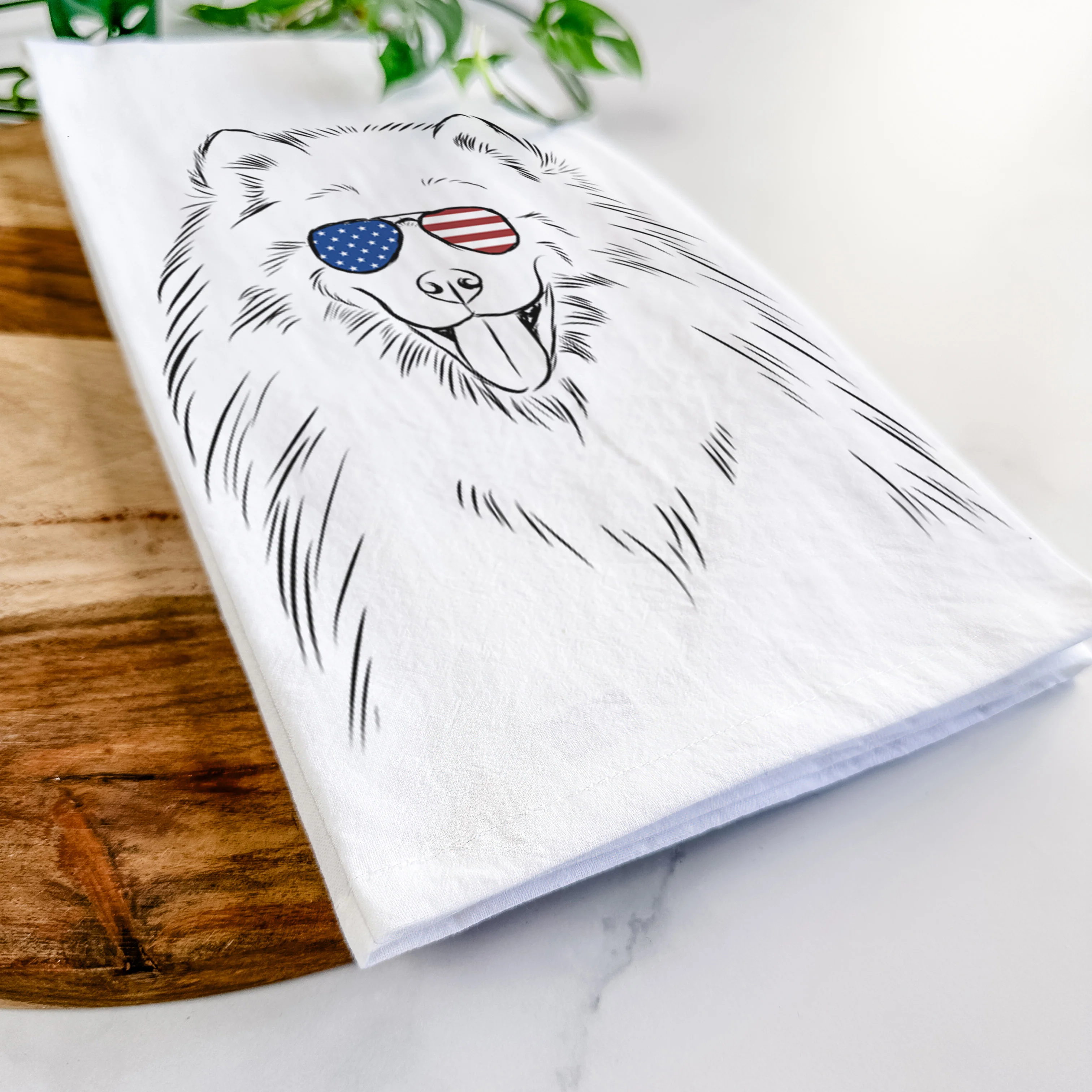 Mikko the Samoyed Tea Towel - Image 12