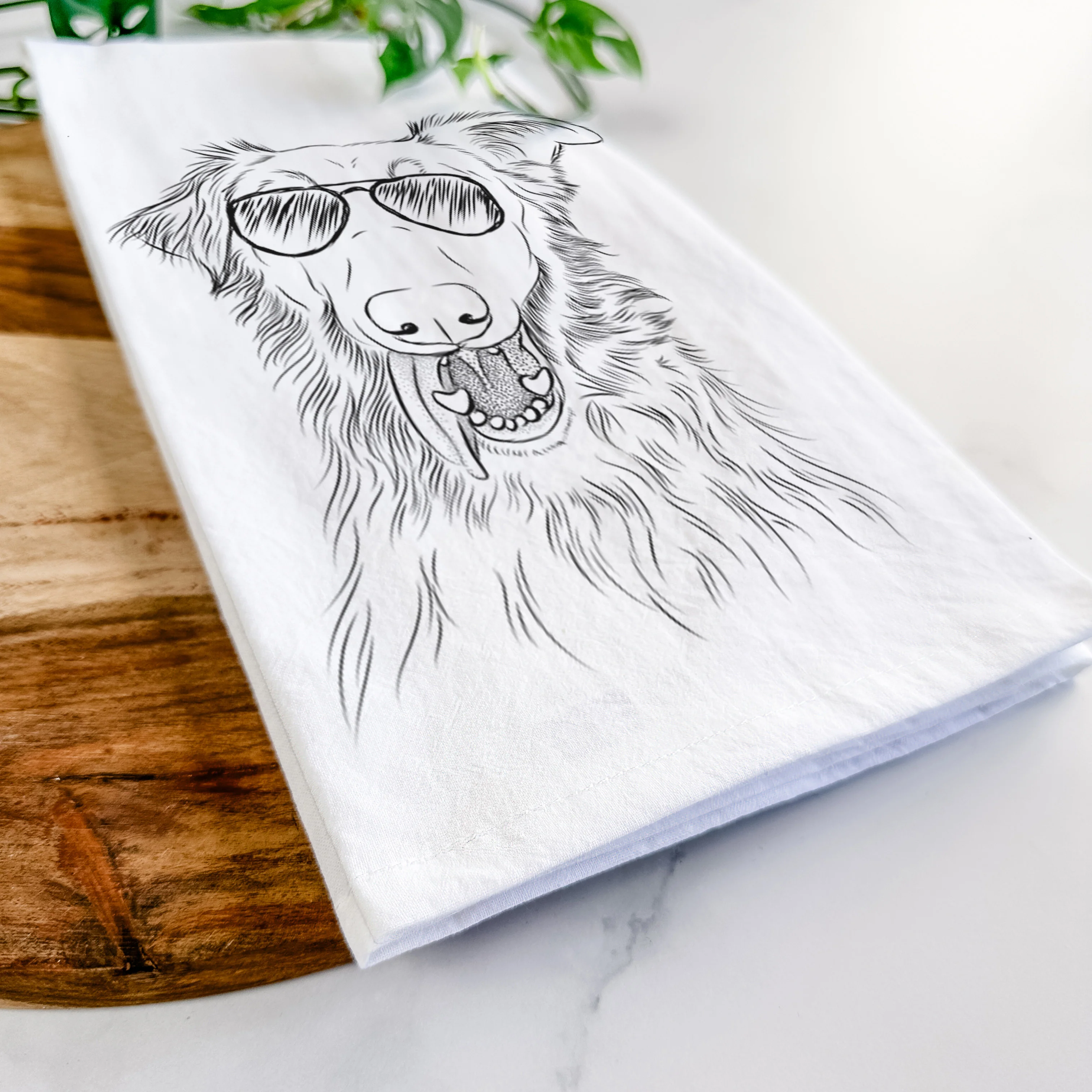 Mila the Mixed Breed Tea Towel - Image 6