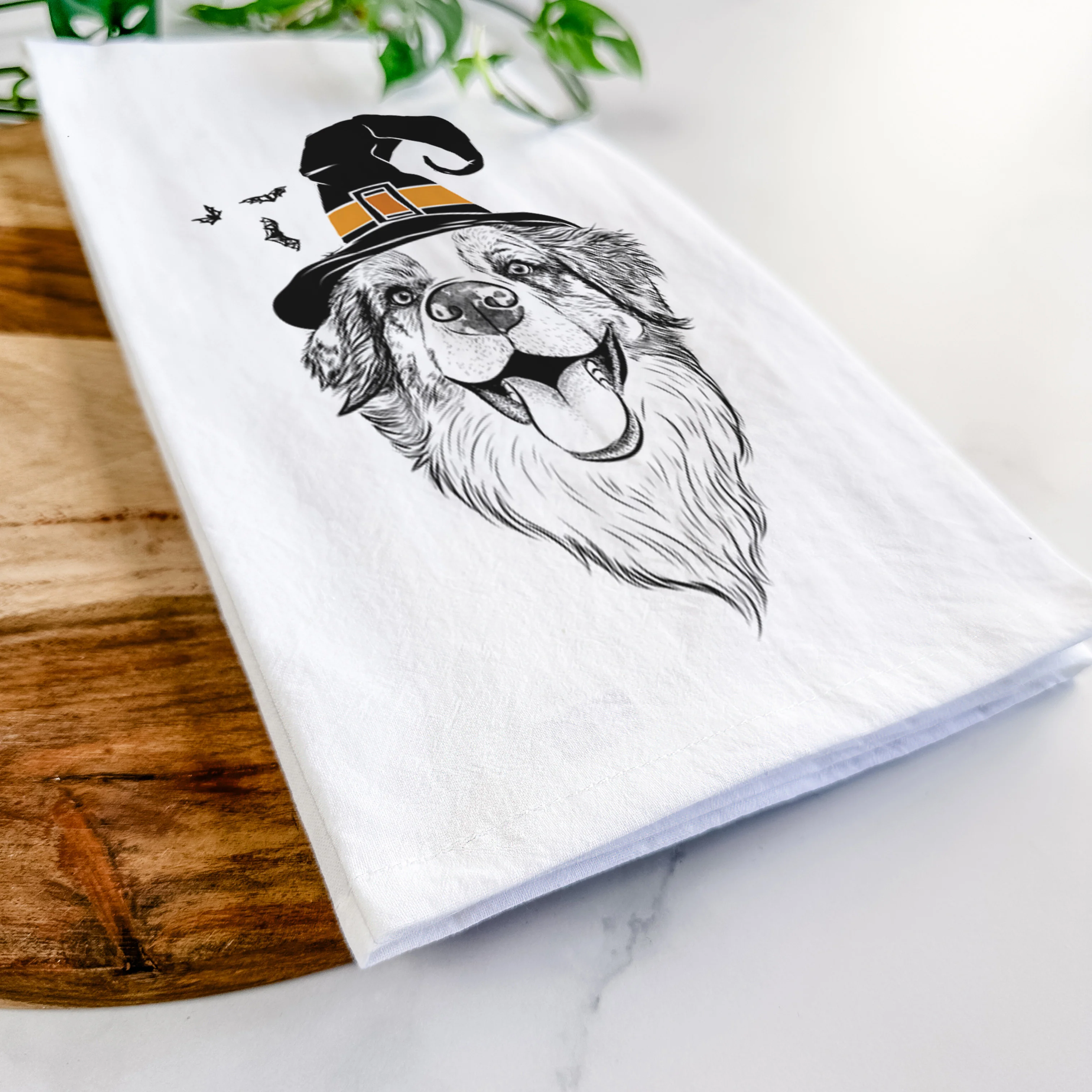 Mila the Australian Shepherd Tea Towel - Image 8