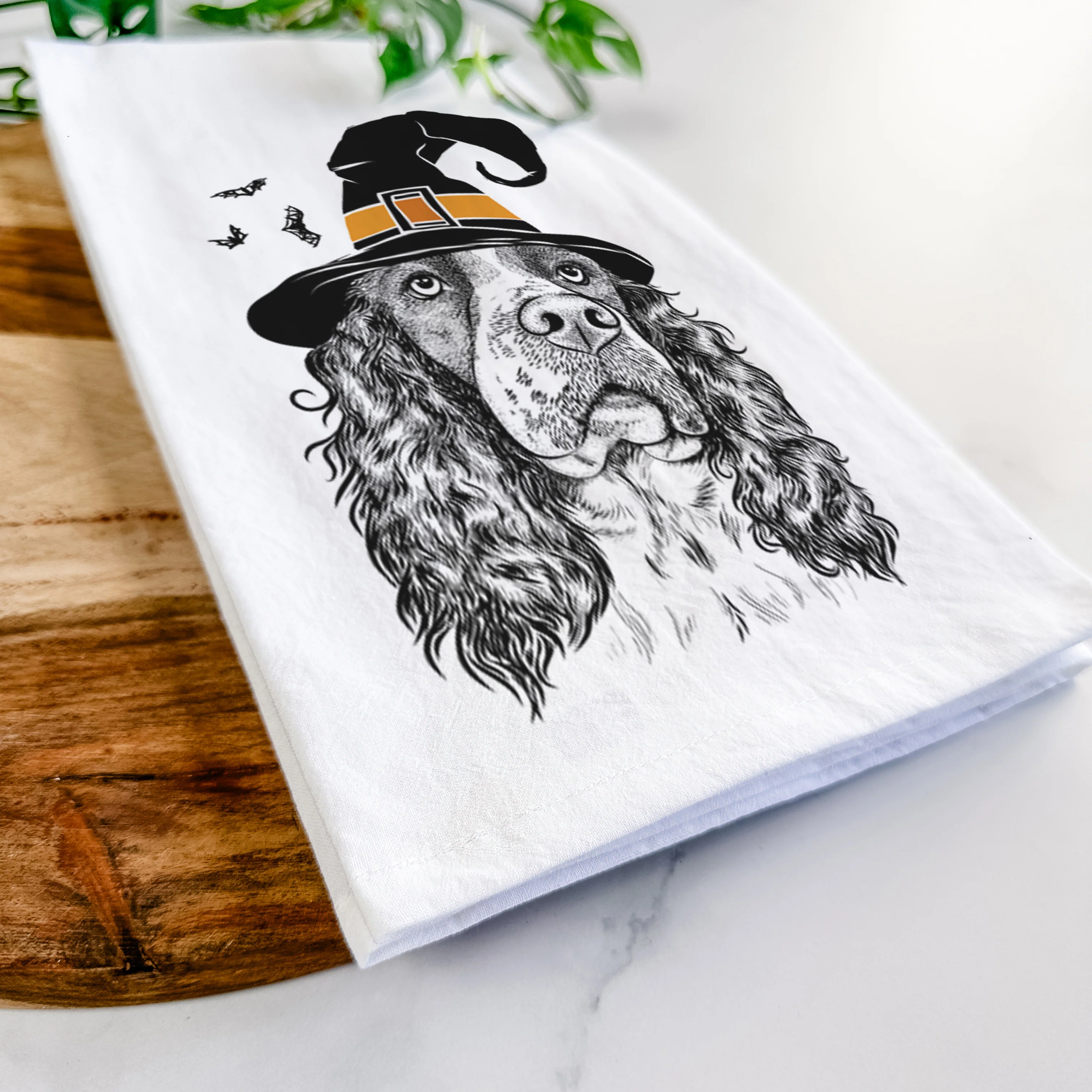 Millie Mae the English Springer Spaniel Tea Towel - Image 8