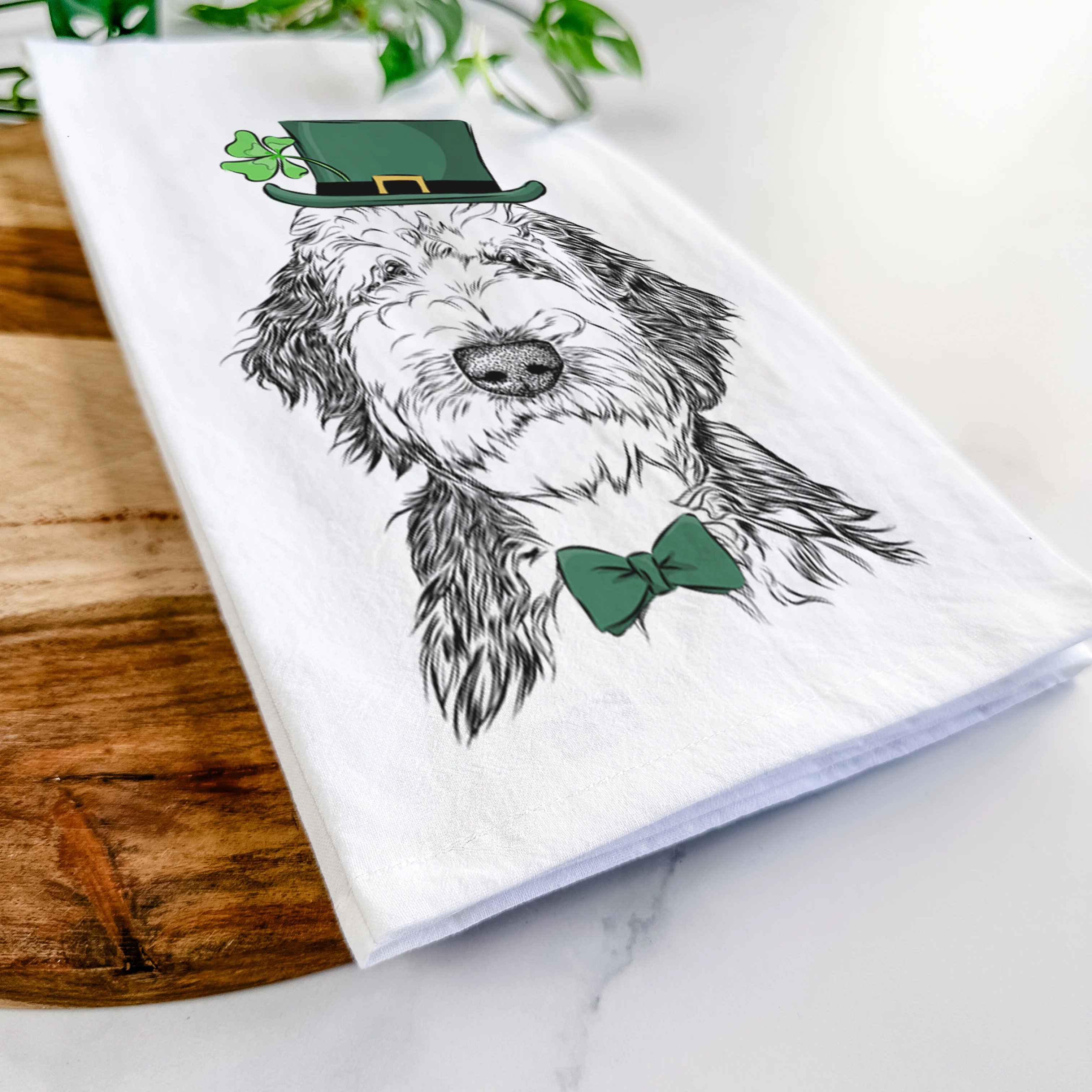 Milo Fluff the Sheepadoodle Tea Towel - Image 13