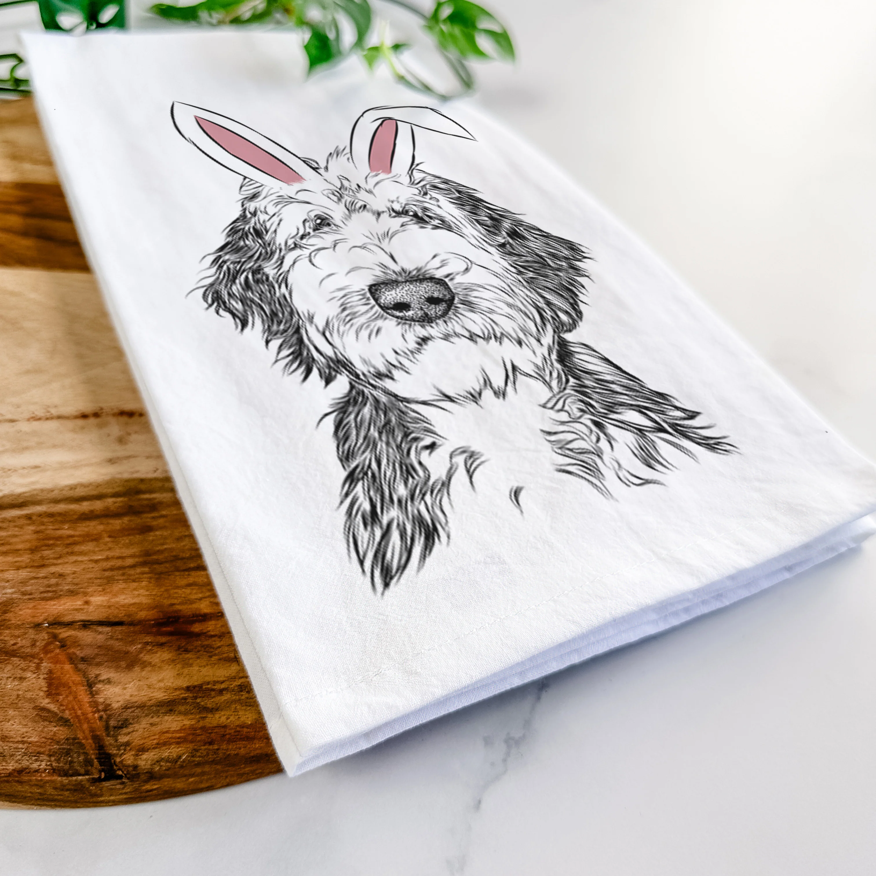 Milo Fluff the Sheepadoodle Tea Towel - Image 14