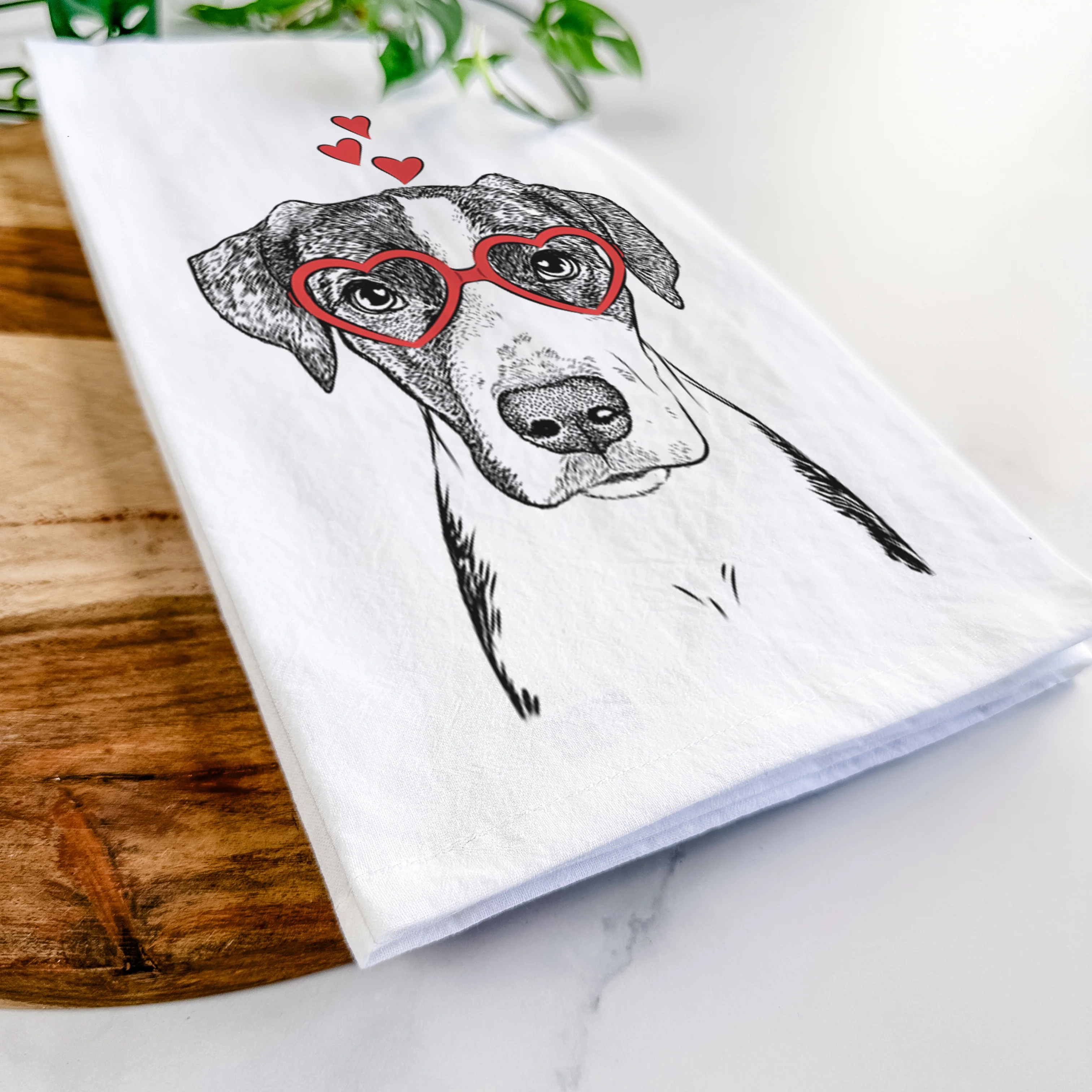 Milo the Mixed Breed Tea Towel - Image 7
