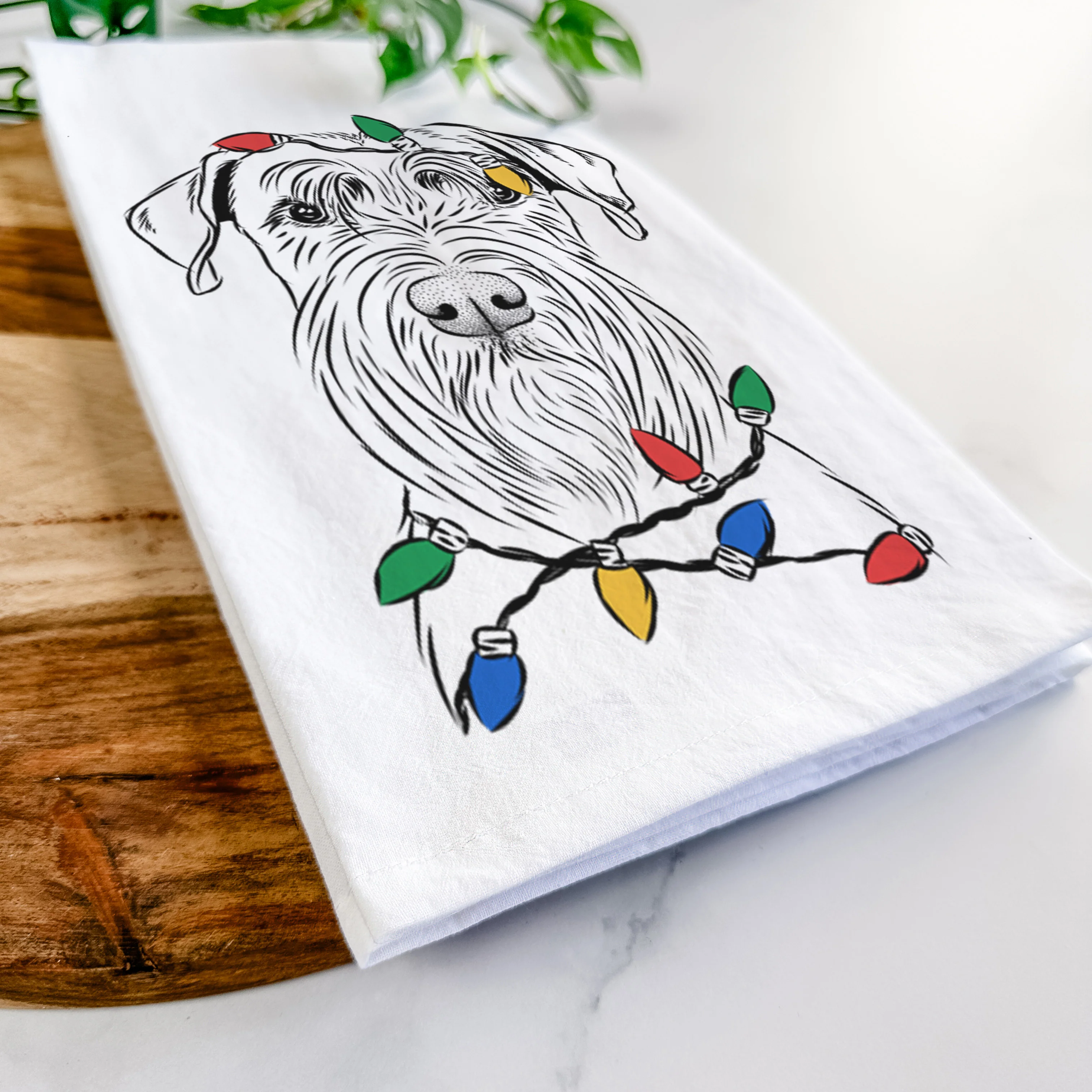 Milton the Schnauzer Tea Towel - Image 10