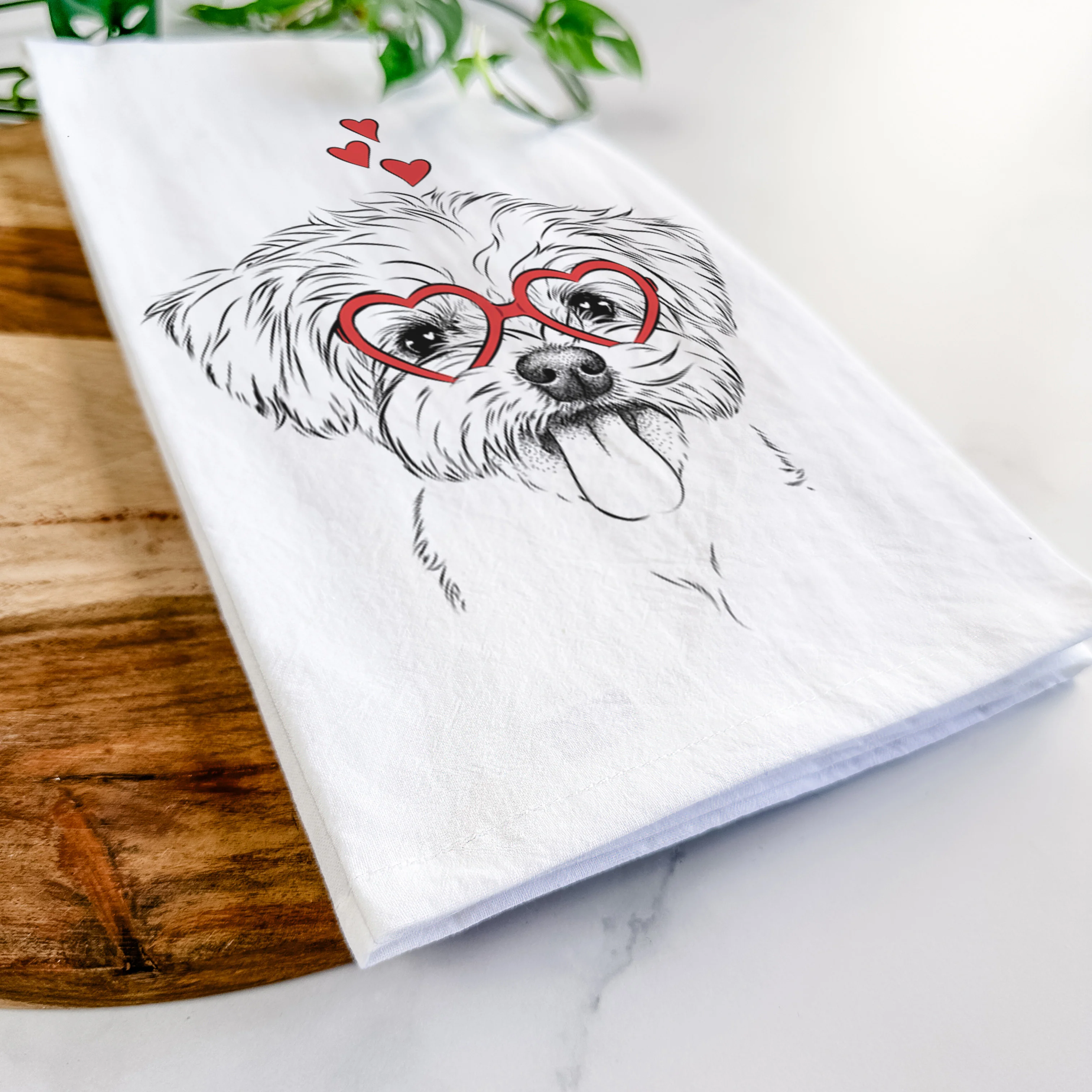 Mochi the Maltese Tea Towel - Image 7