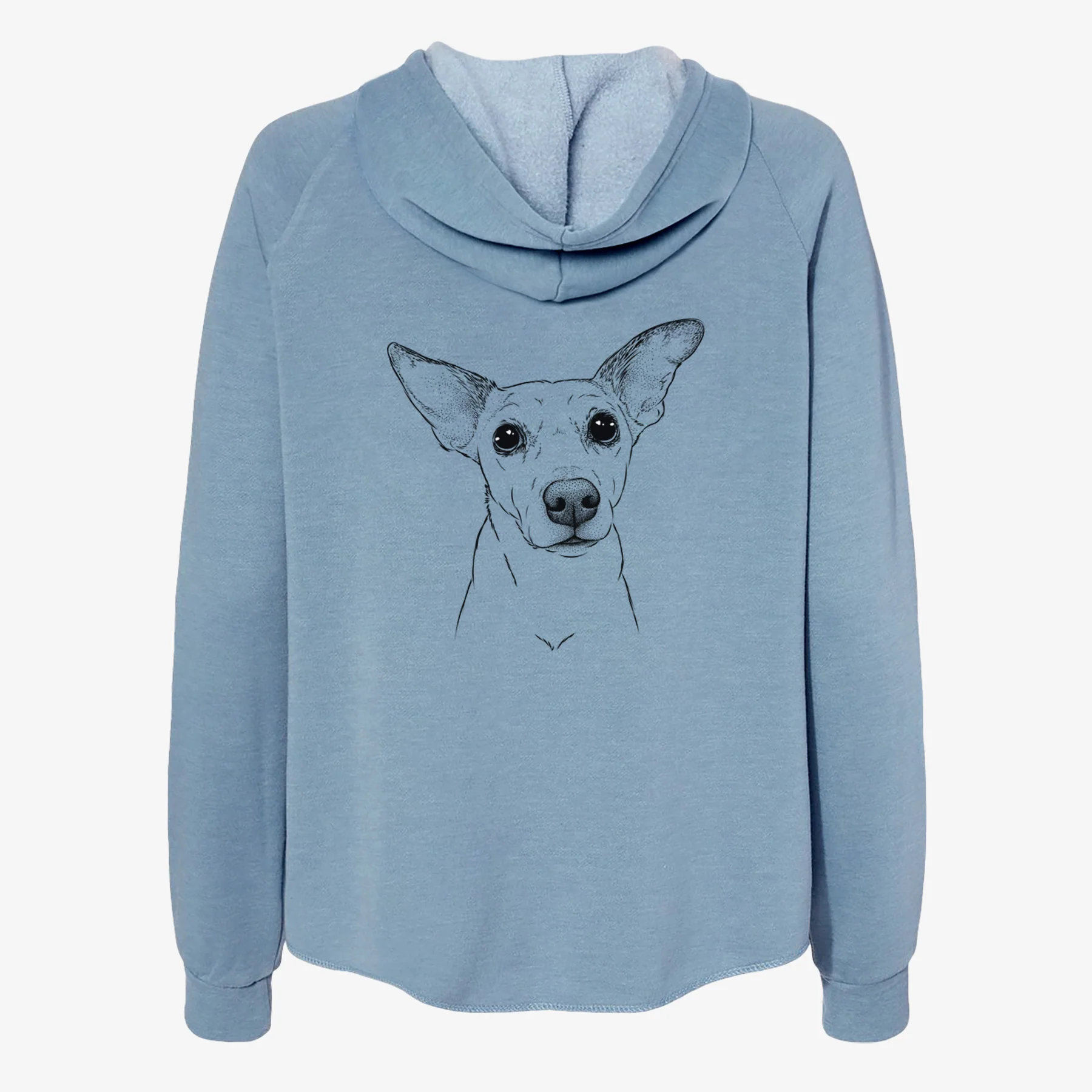 Molly the Jack Russell Terrier - Women's Cali Wave Zip-Up Sweatshirt - Image 6
