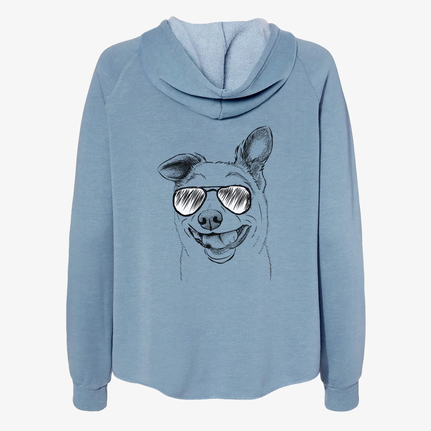 Mortimer the Mixed Breed - Women's Cali Wave Zip-Up Sweatshirt - Image 9