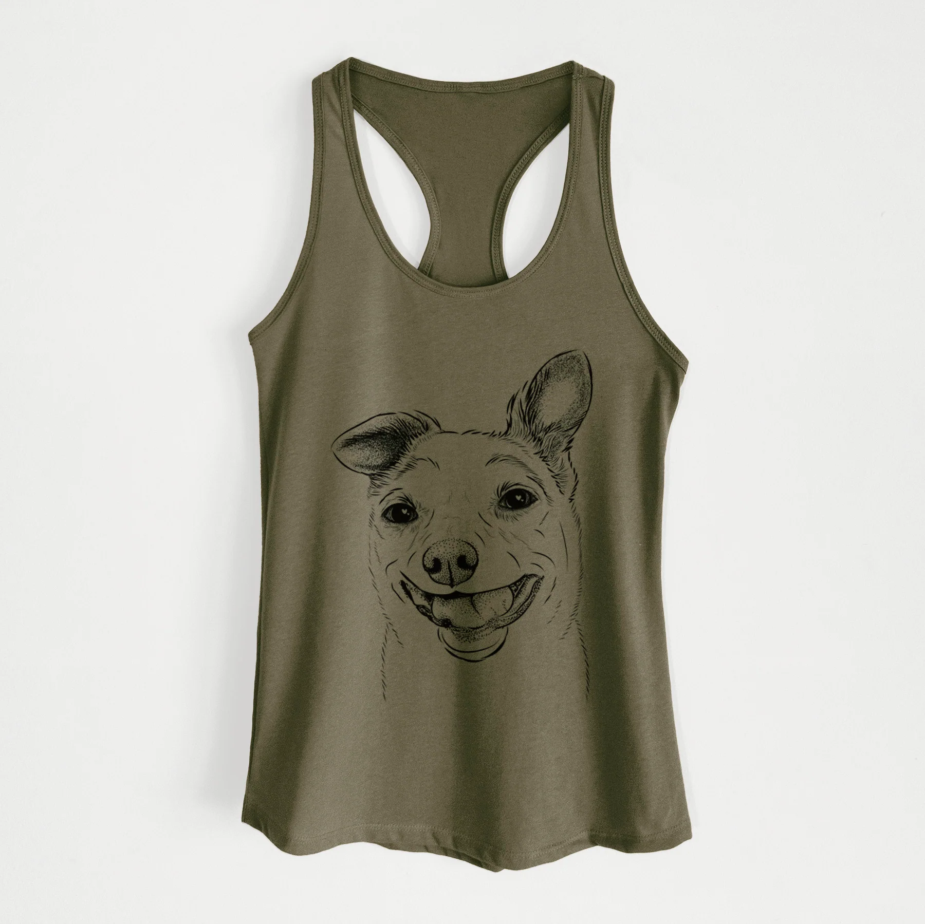 Mortimer the Mixed Breed - Women's Racerback Tanktop - Image 6
