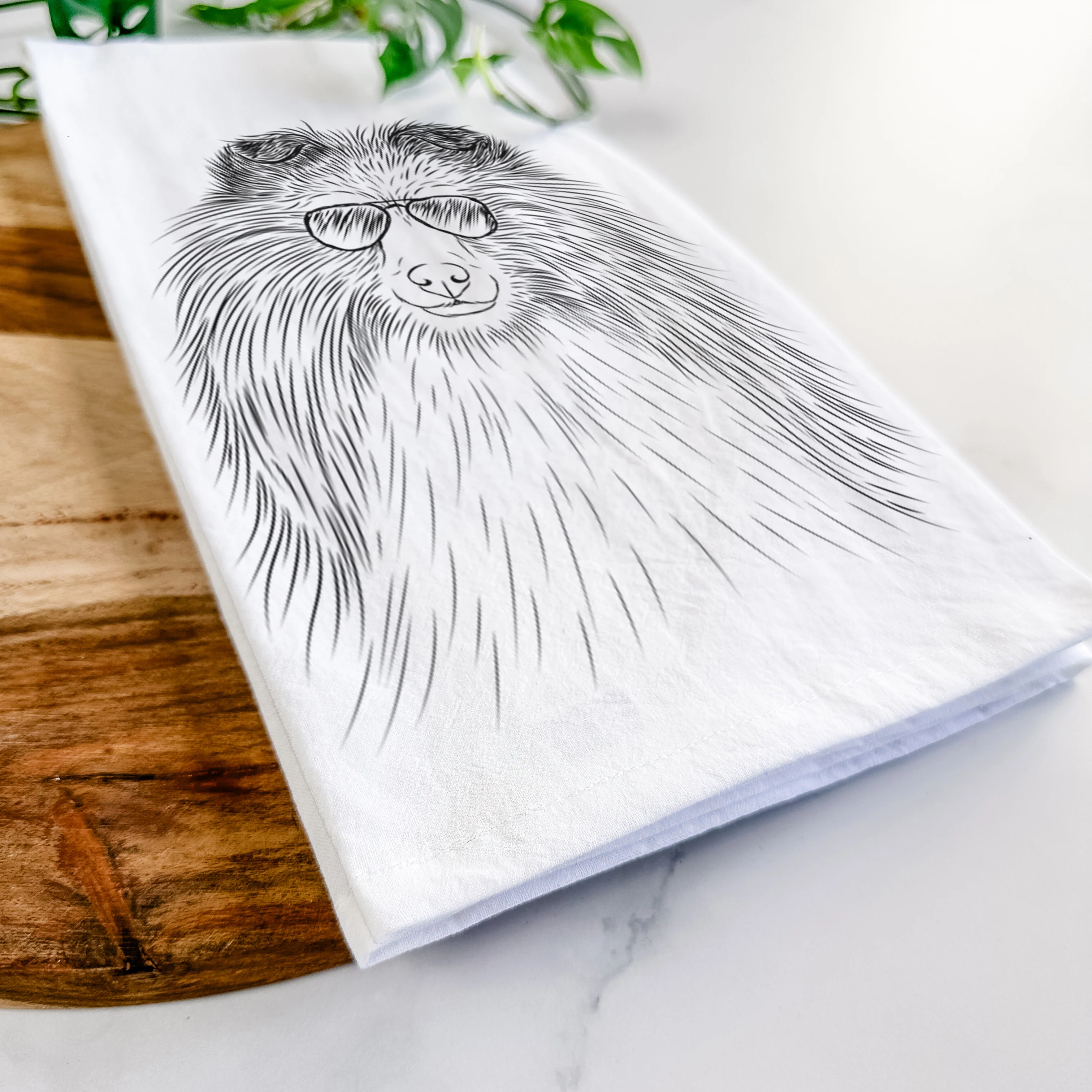 Moxie the Shetland Sheepdog Tea Towel - Image 6