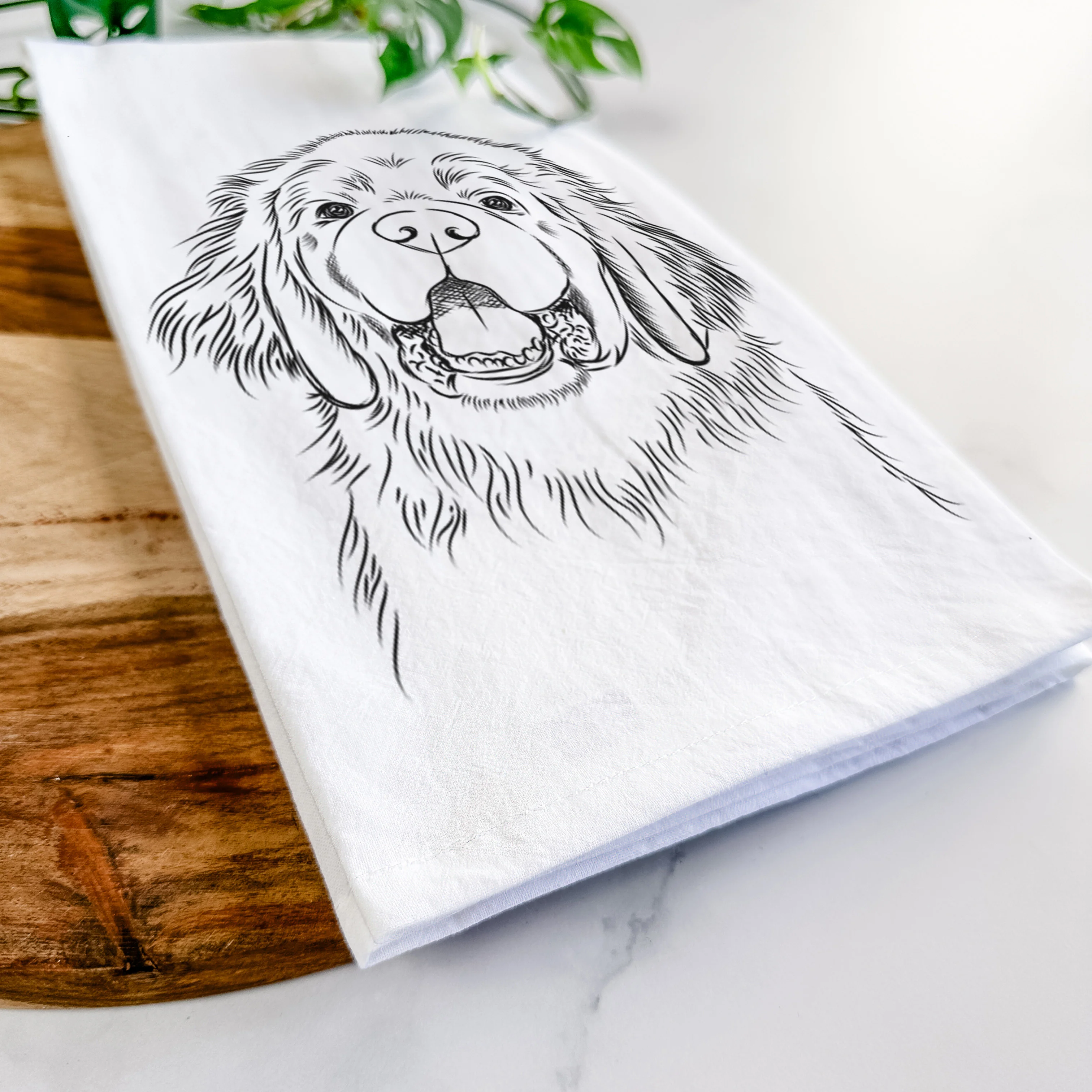 Mozart the Newfoundland Tea Towel - Image 5