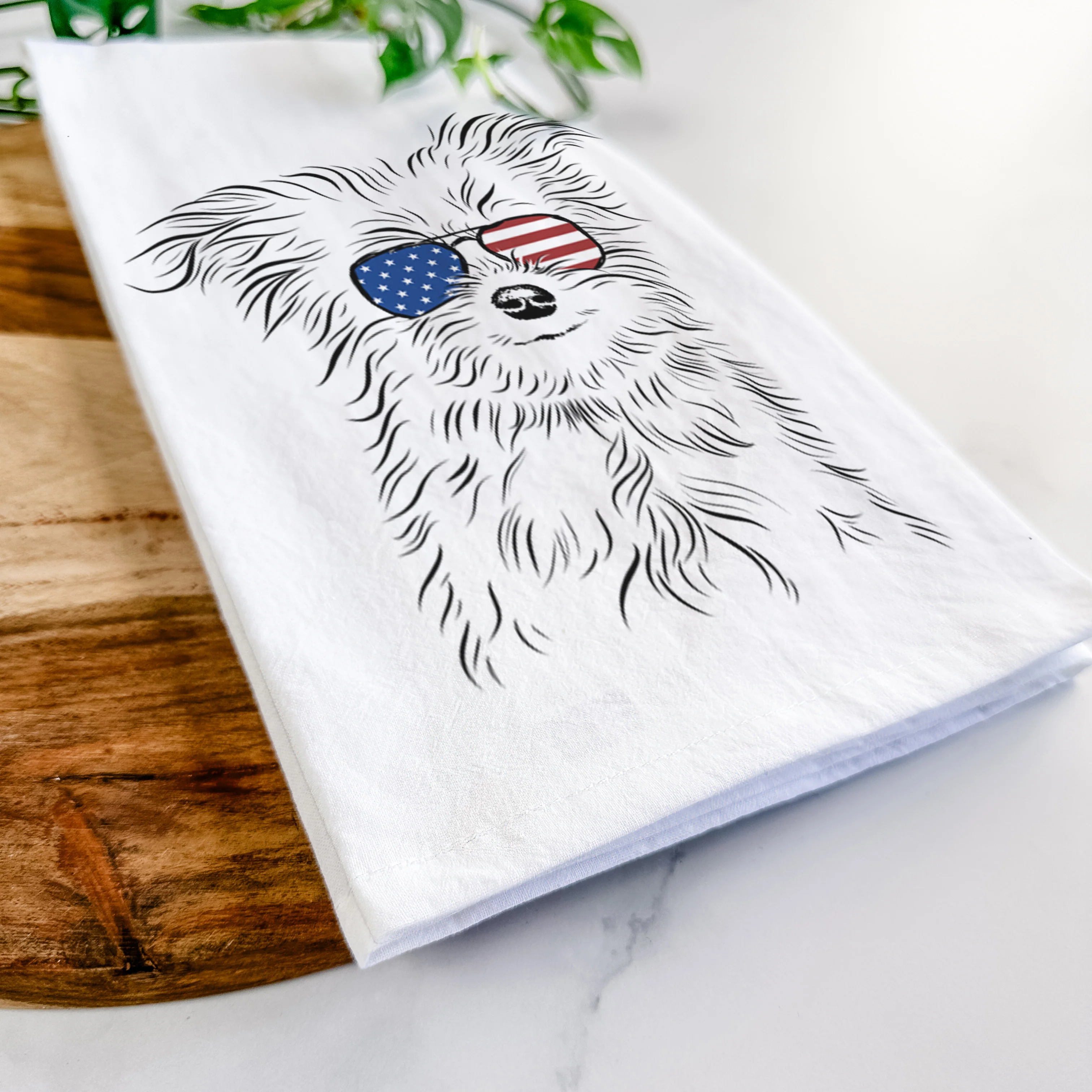 Mr. Gucci Poochi the Maltese Tea Towel - Image 12