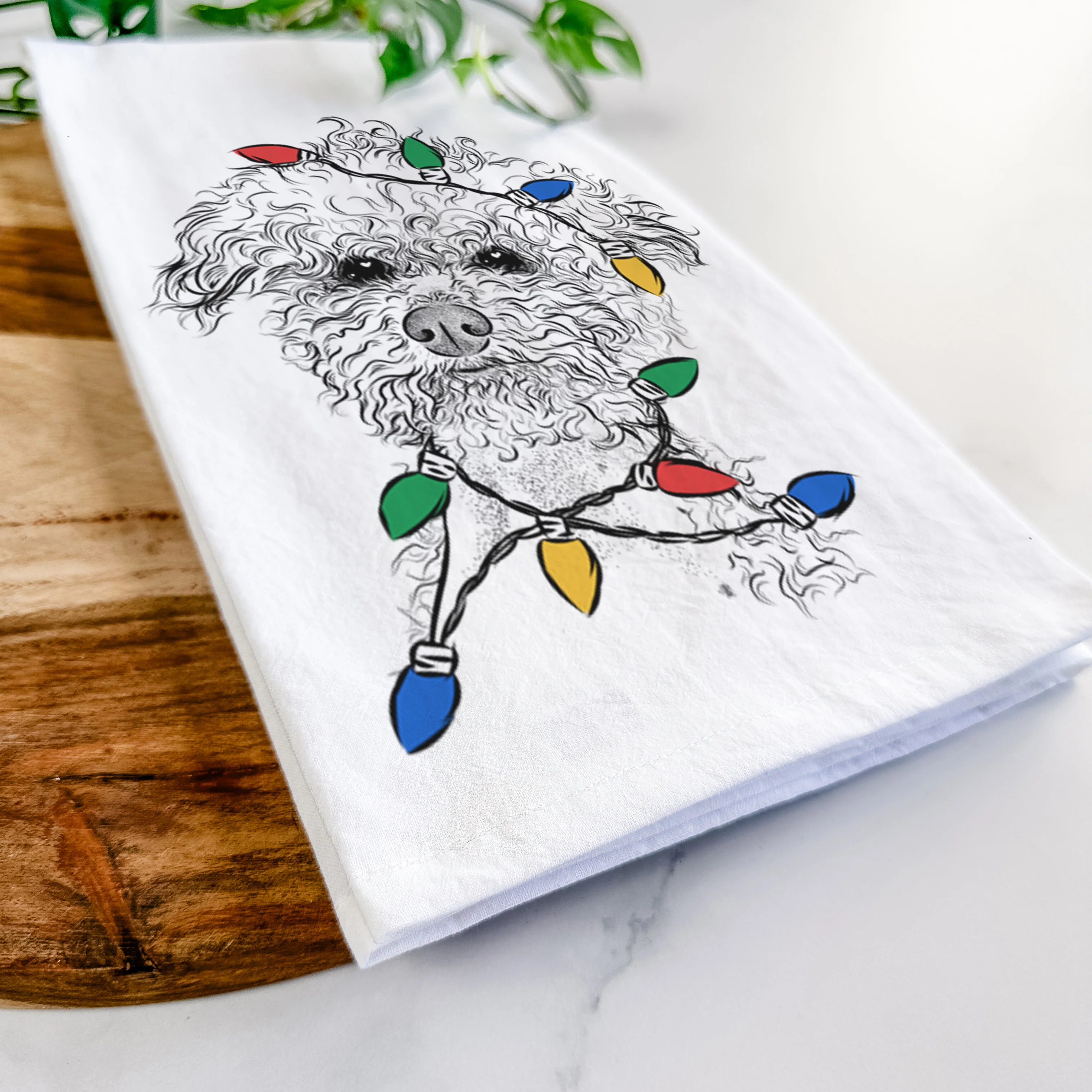 Muffin the Poodle Tea Towel - Image 10
