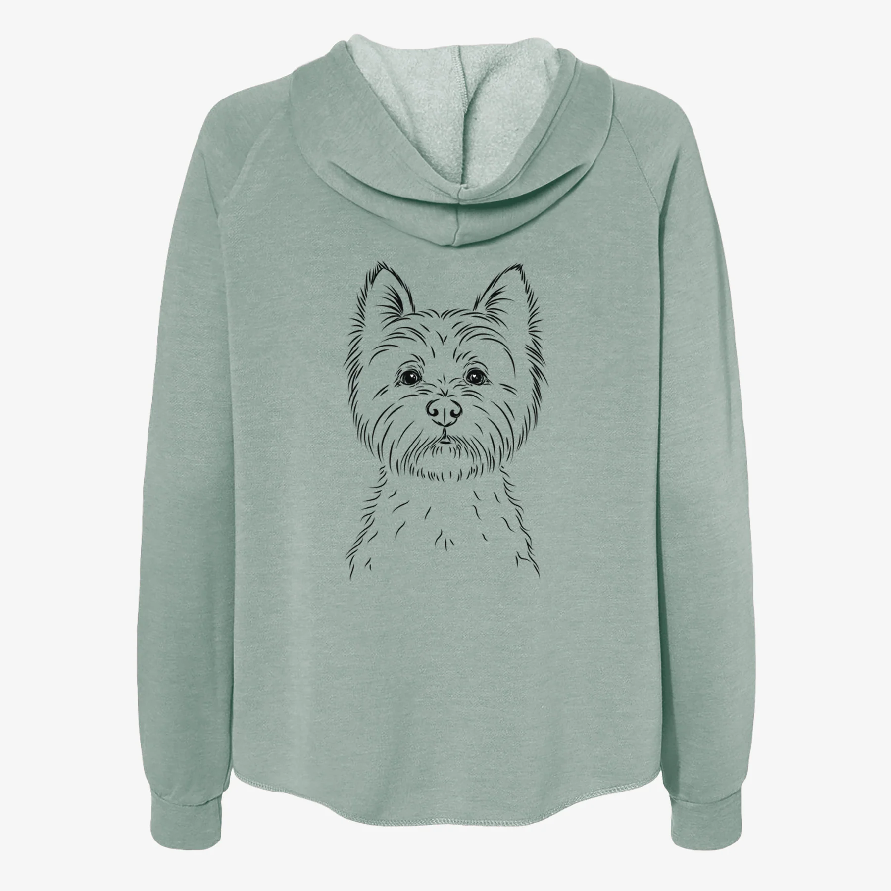 Murphy the West Highland Terrier - Women's Cali Wave Zip-Up Sweatshirt - Image 4