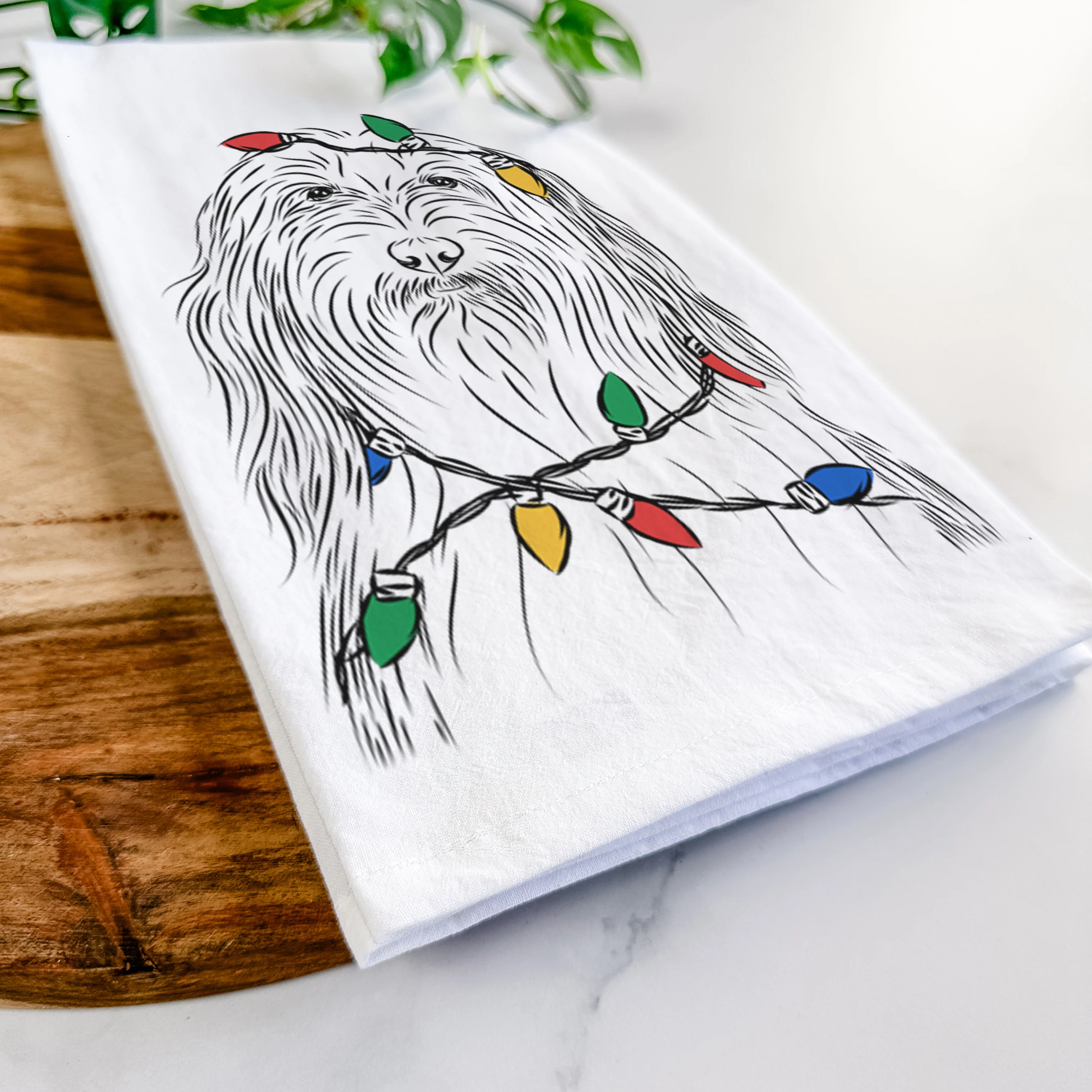 Murray the Bearded Collie Tea Towel - Image 10
