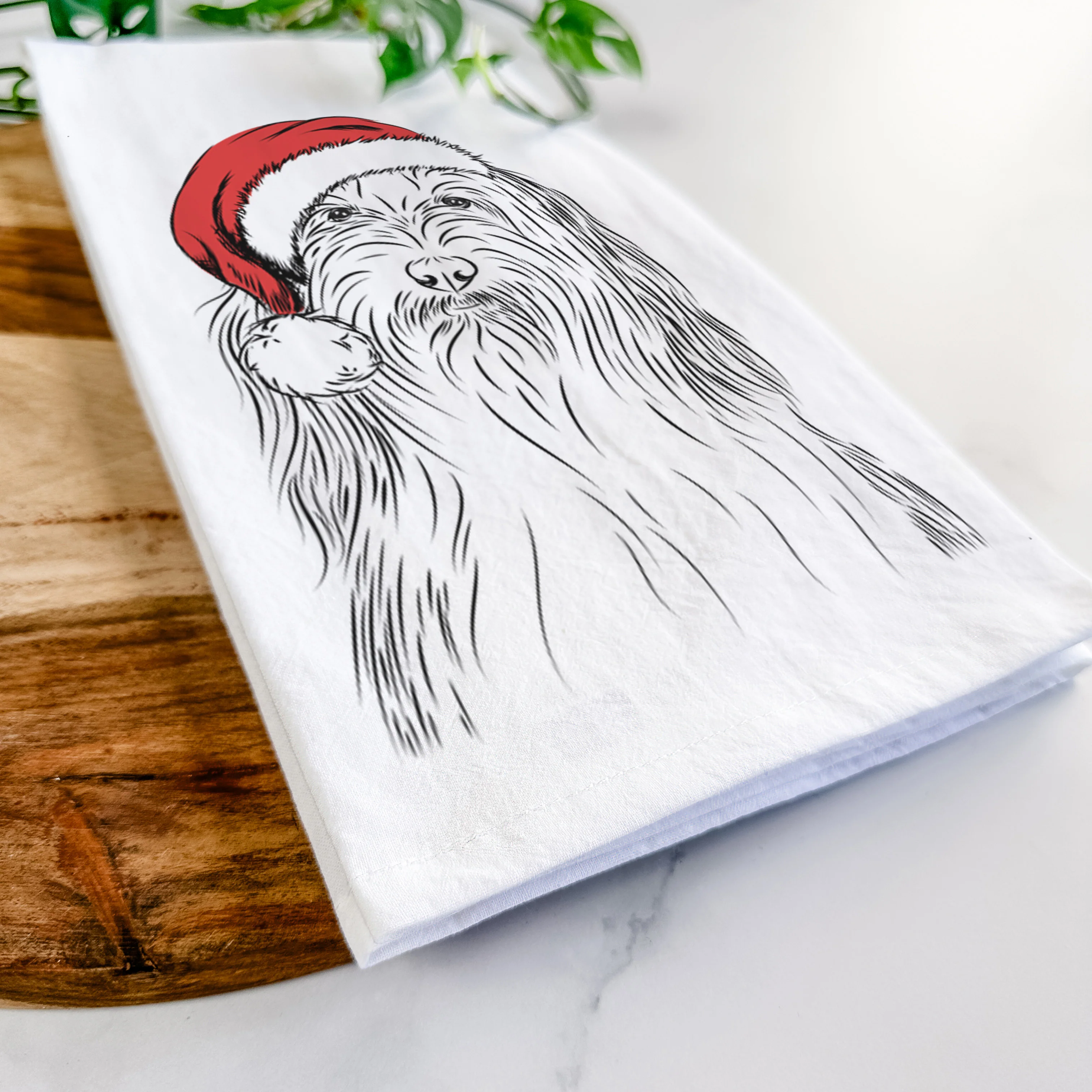 Murray the Bearded Collie Tea Towel - Image 9