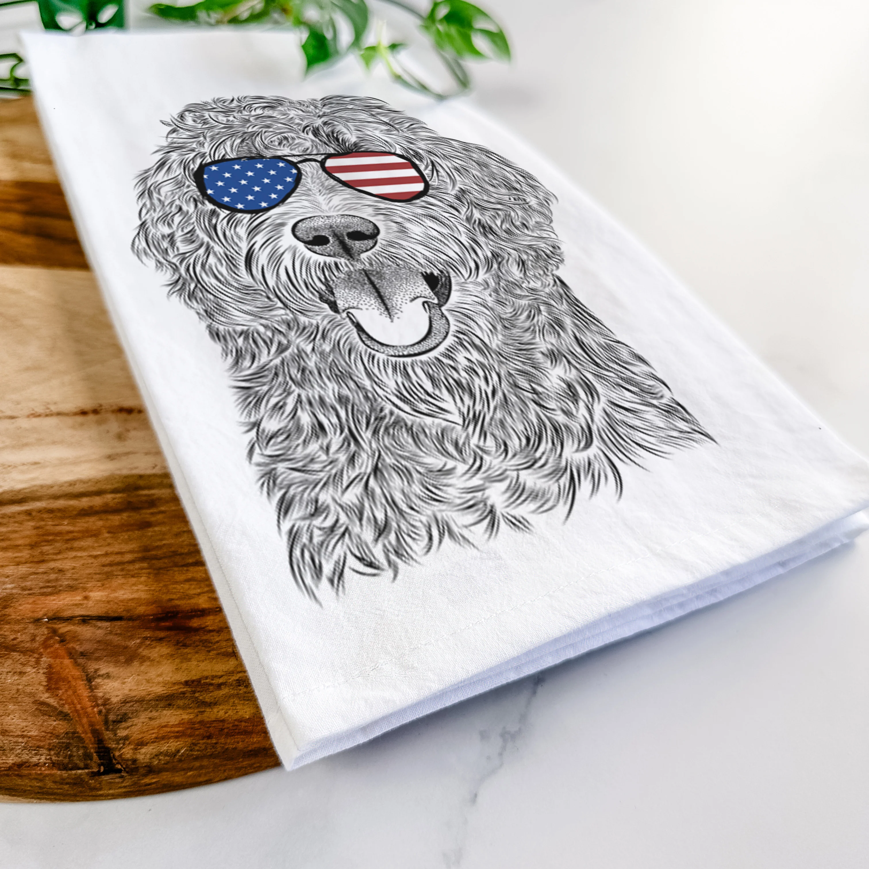 Murr Dog the Labradoodle Tea Towel - Image 12