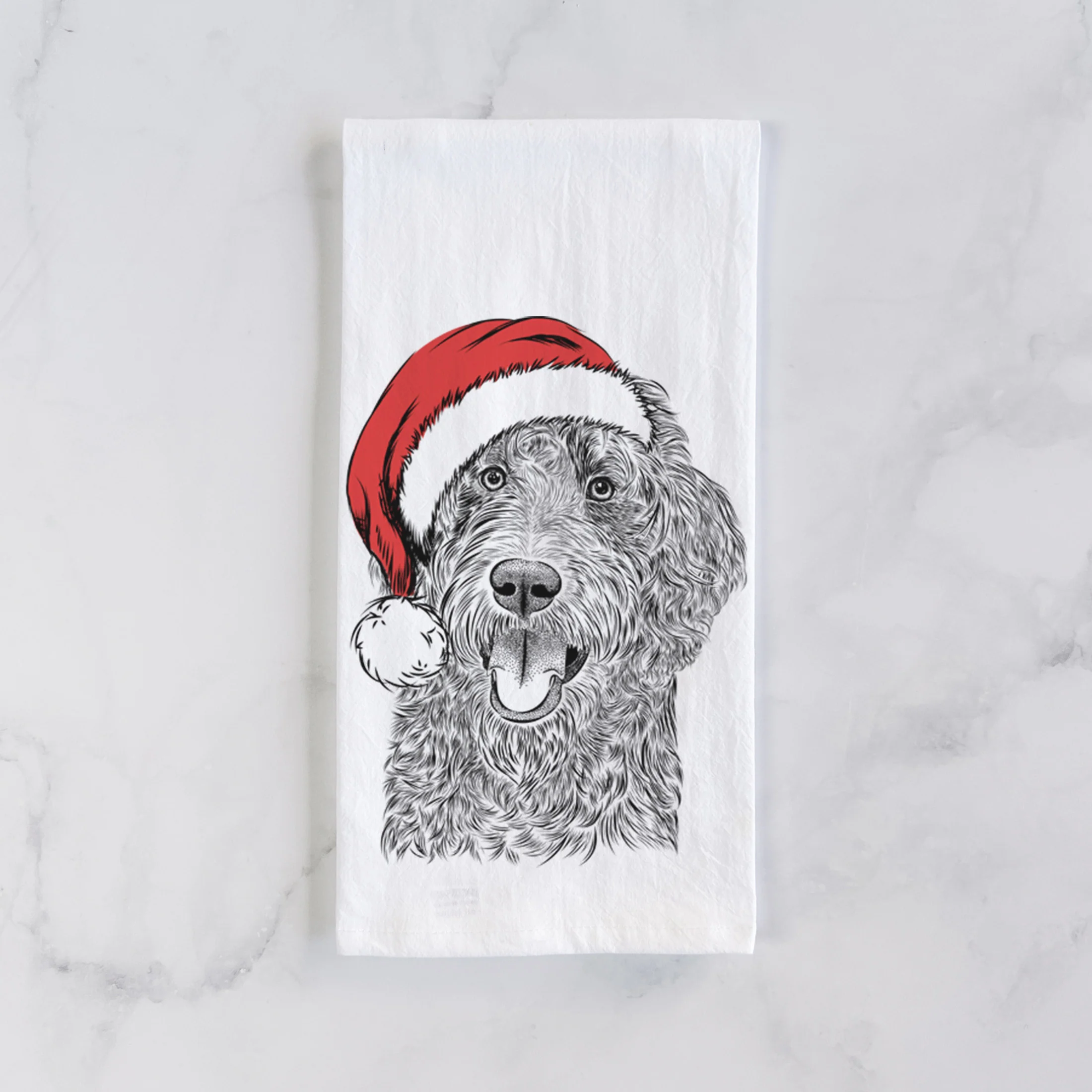 Murr Dog the Labradoodle Tea Towel - Image 2