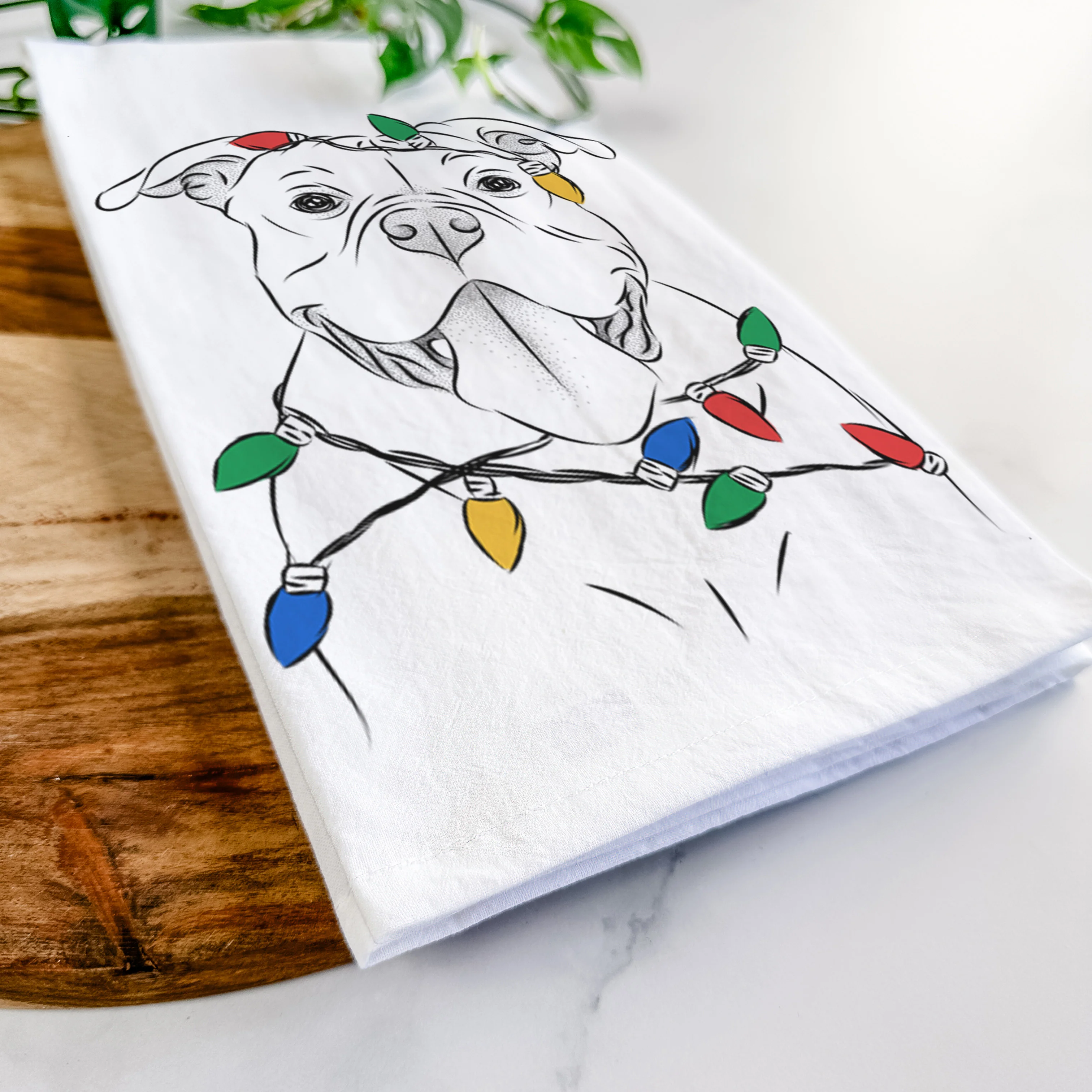 Nacho the American Bully Tea Towel - Image 10