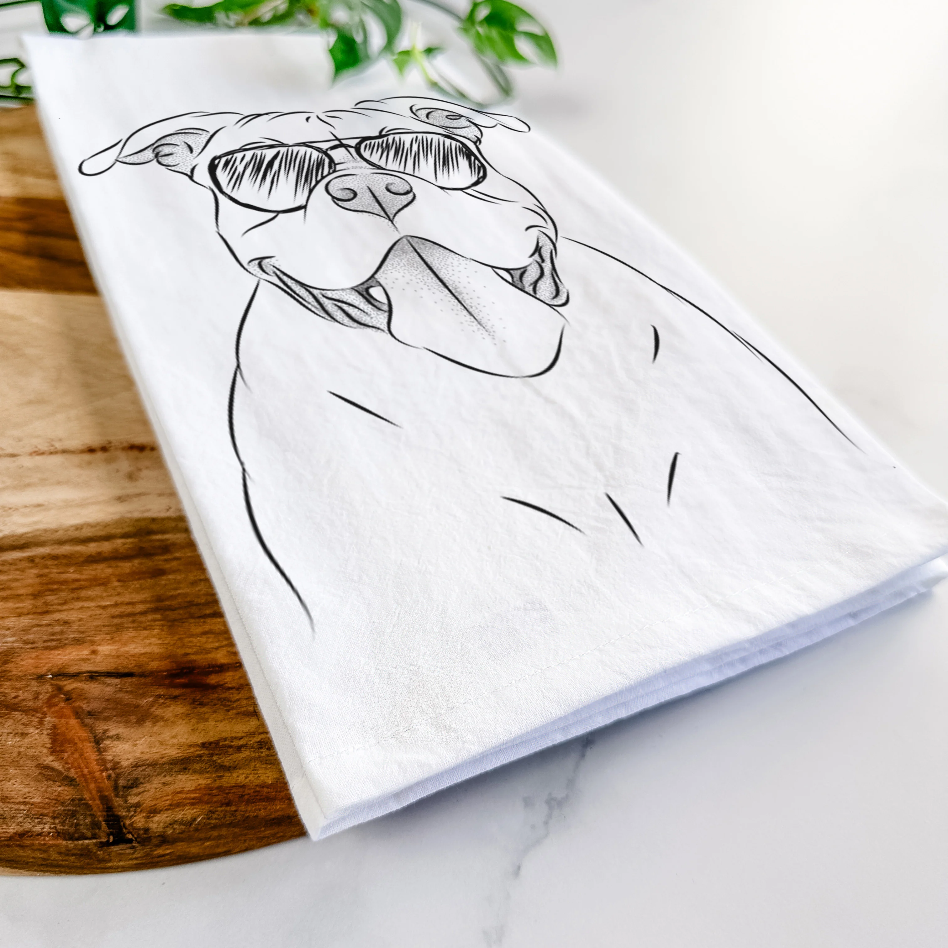 Nacho the American Bully Tea Towel - Image 6