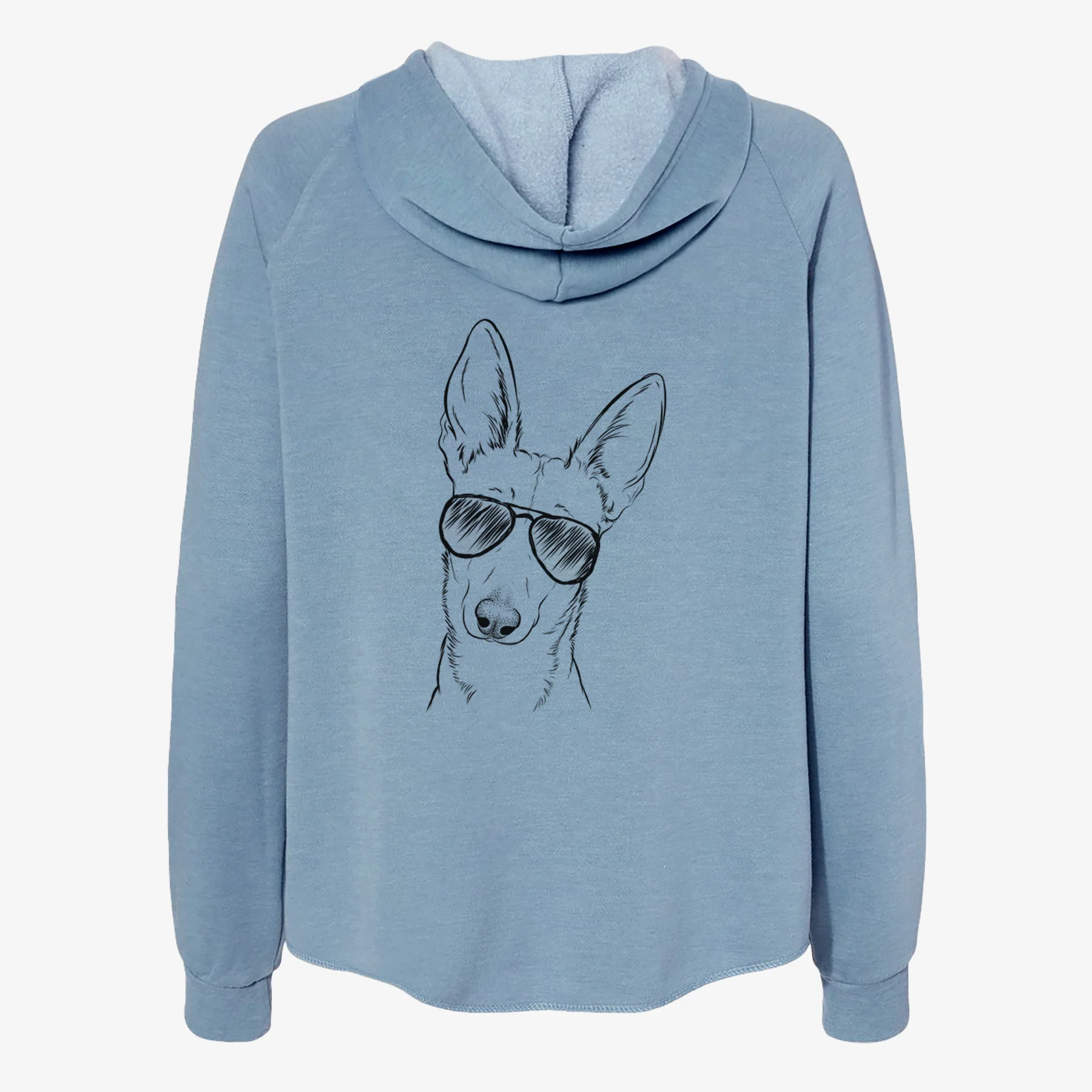Nala the Carolina Dog - Women's Cali Wave Zip-Up Sweatshirt - Image 9
