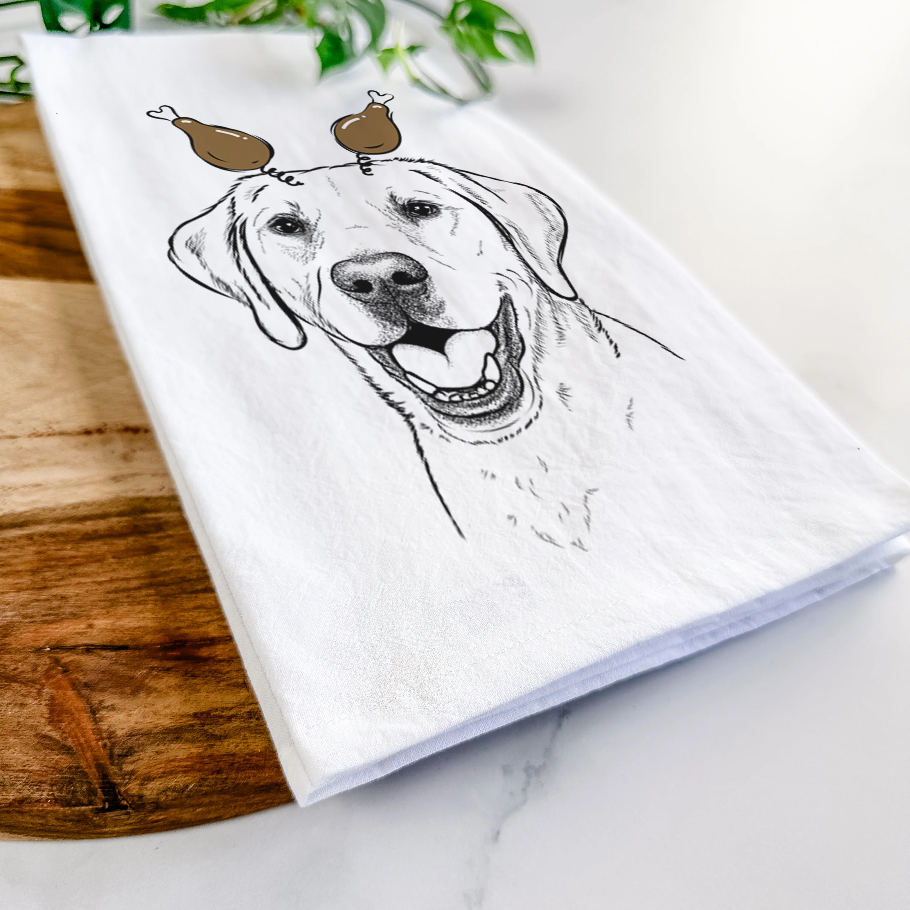 Nate the Labrador Retriever Tea Towel - Image 11