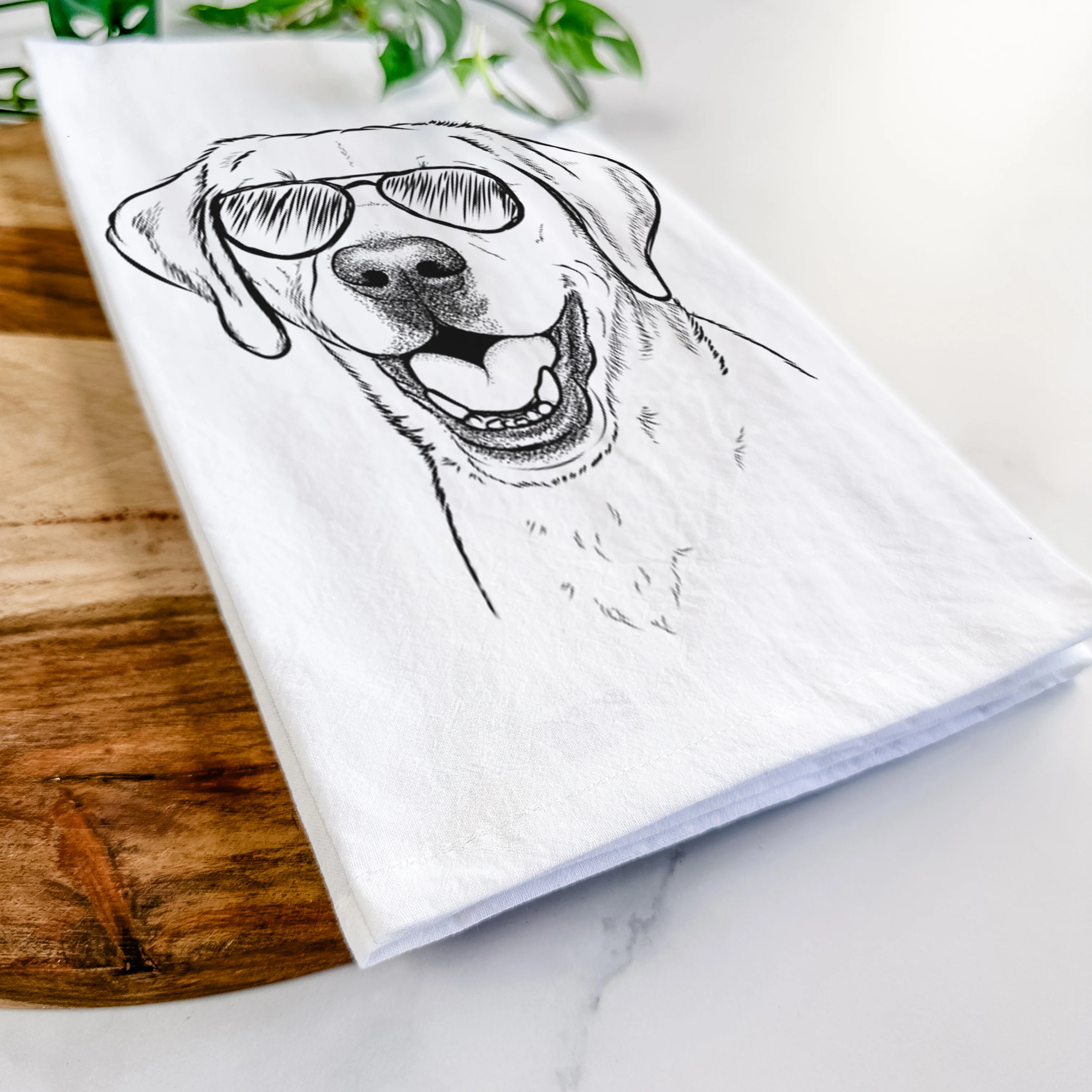 Nate the Labrador Retriever Tea Towel - Image 6