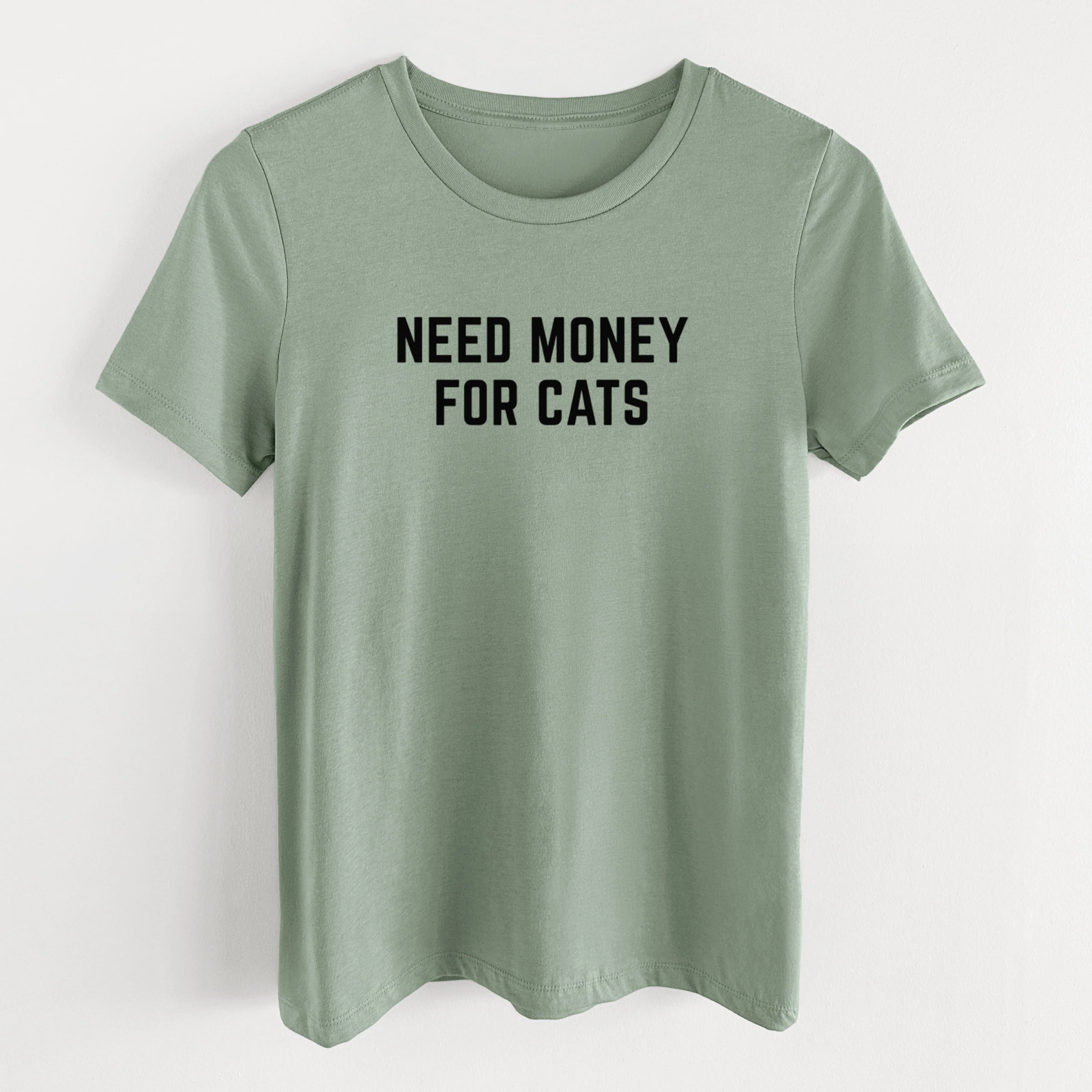 Need Money for Cats - Women's Lightweight Relaxed Fit 100% Cotton Crewneck - Image 11