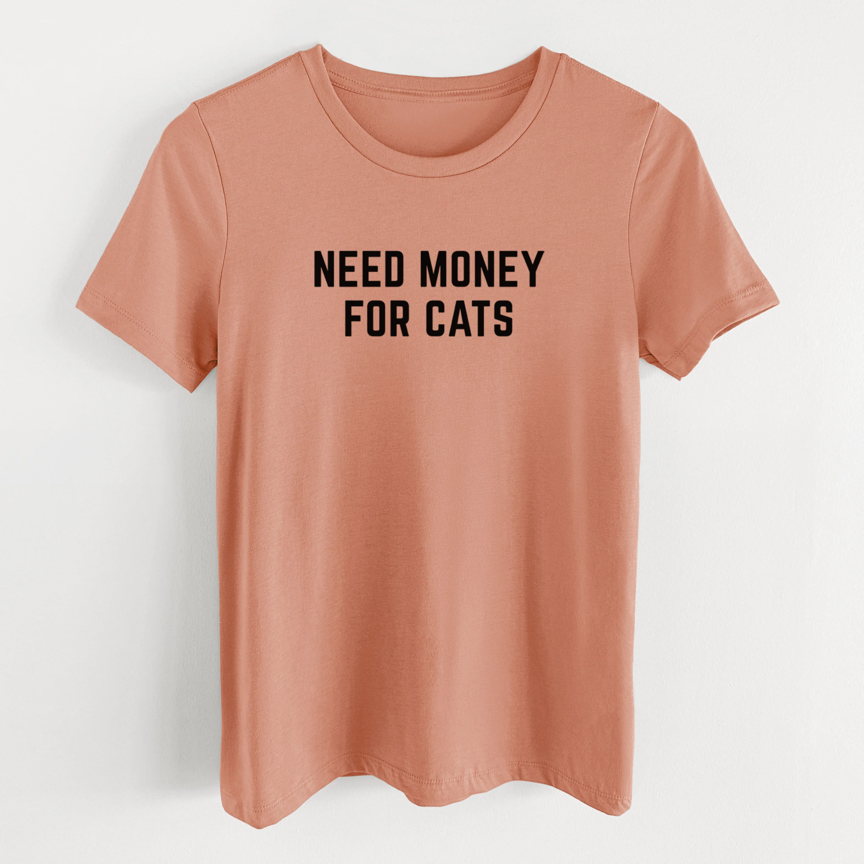 Need Money for Cats - Women's Lightweight Relaxed Fit 100% Cotton Crewneck - Image 13