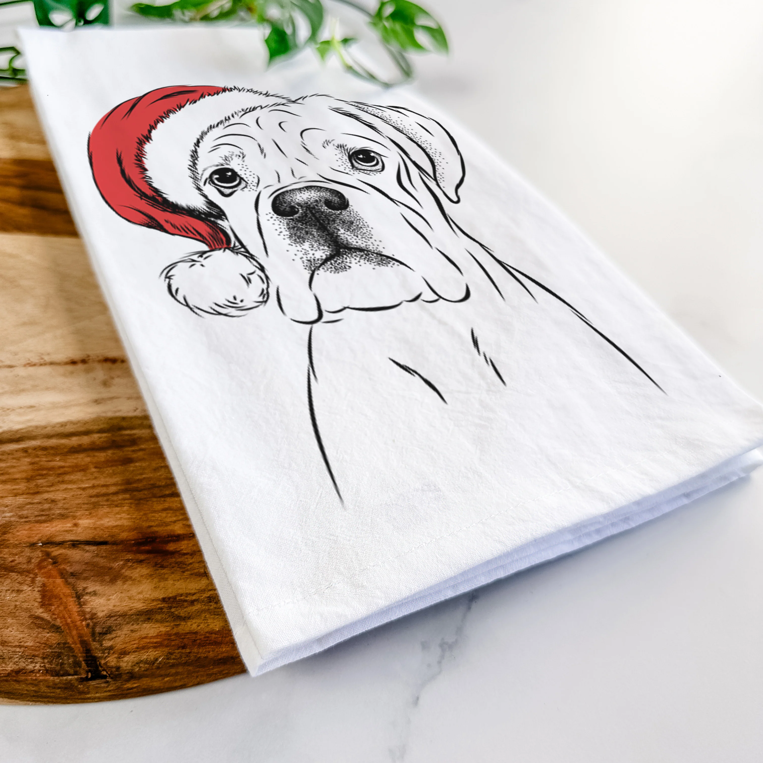 Nelly the Boxer Tea Towel - Image 9