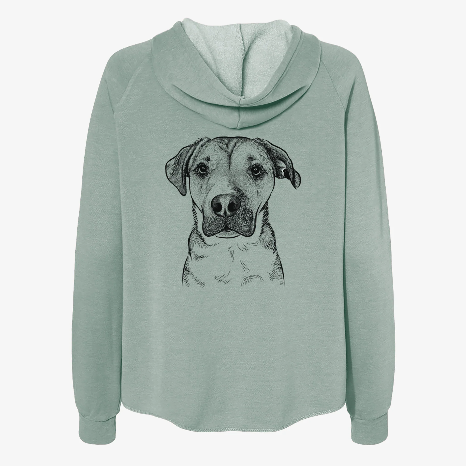 Nemo the Mixed Breed - Women's Cali Wave Zip-Up Sweatshirt - Image 4