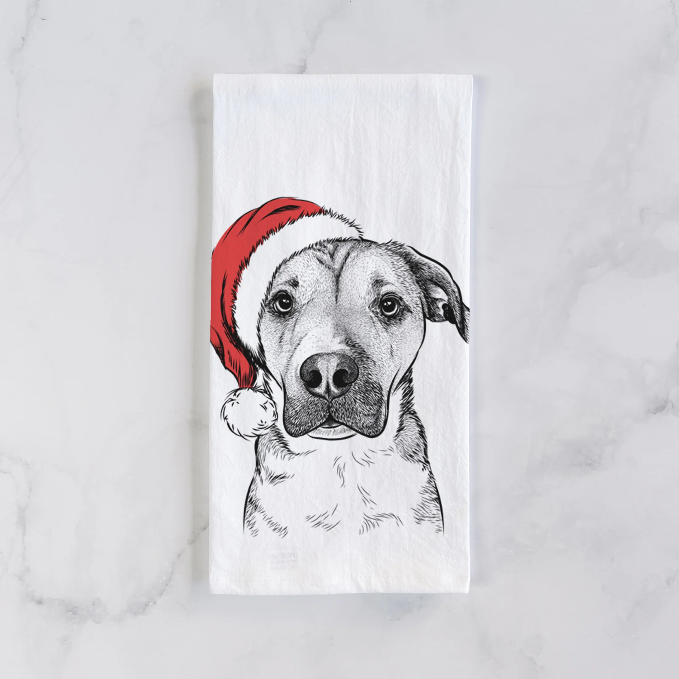 Nemo the Mixed Breed Tea Towel - Image 2