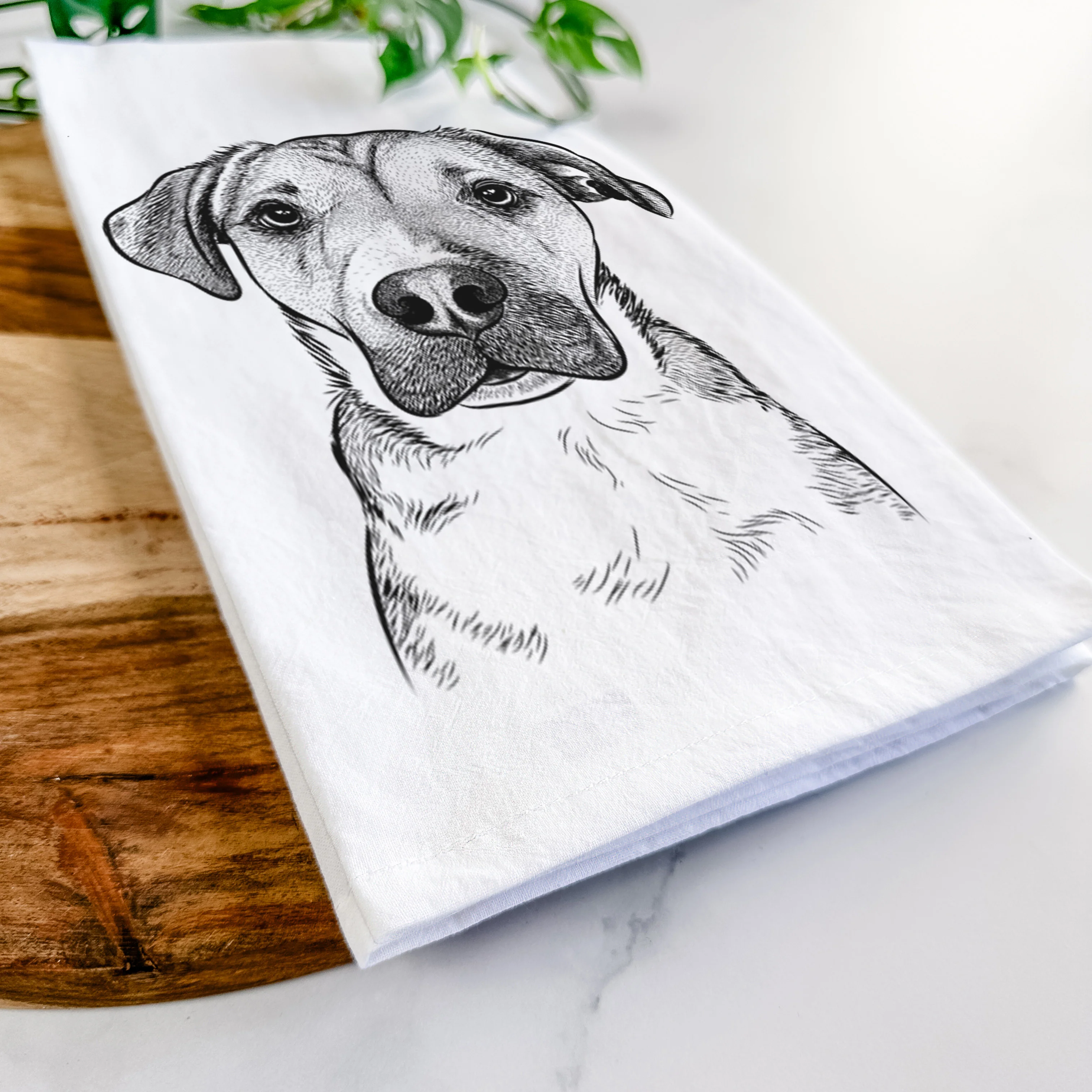 Nemo the Mixed Breed Tea Towel - Image 5