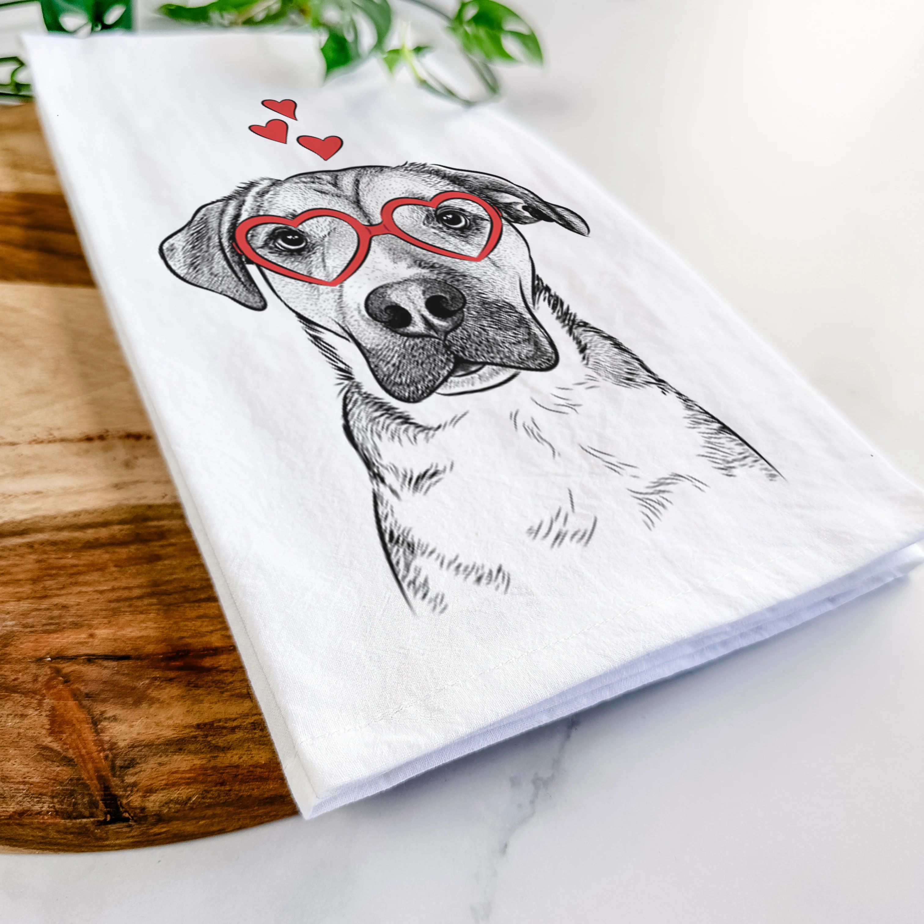 Nemo the Mixed Breed Tea Towel - Image 7