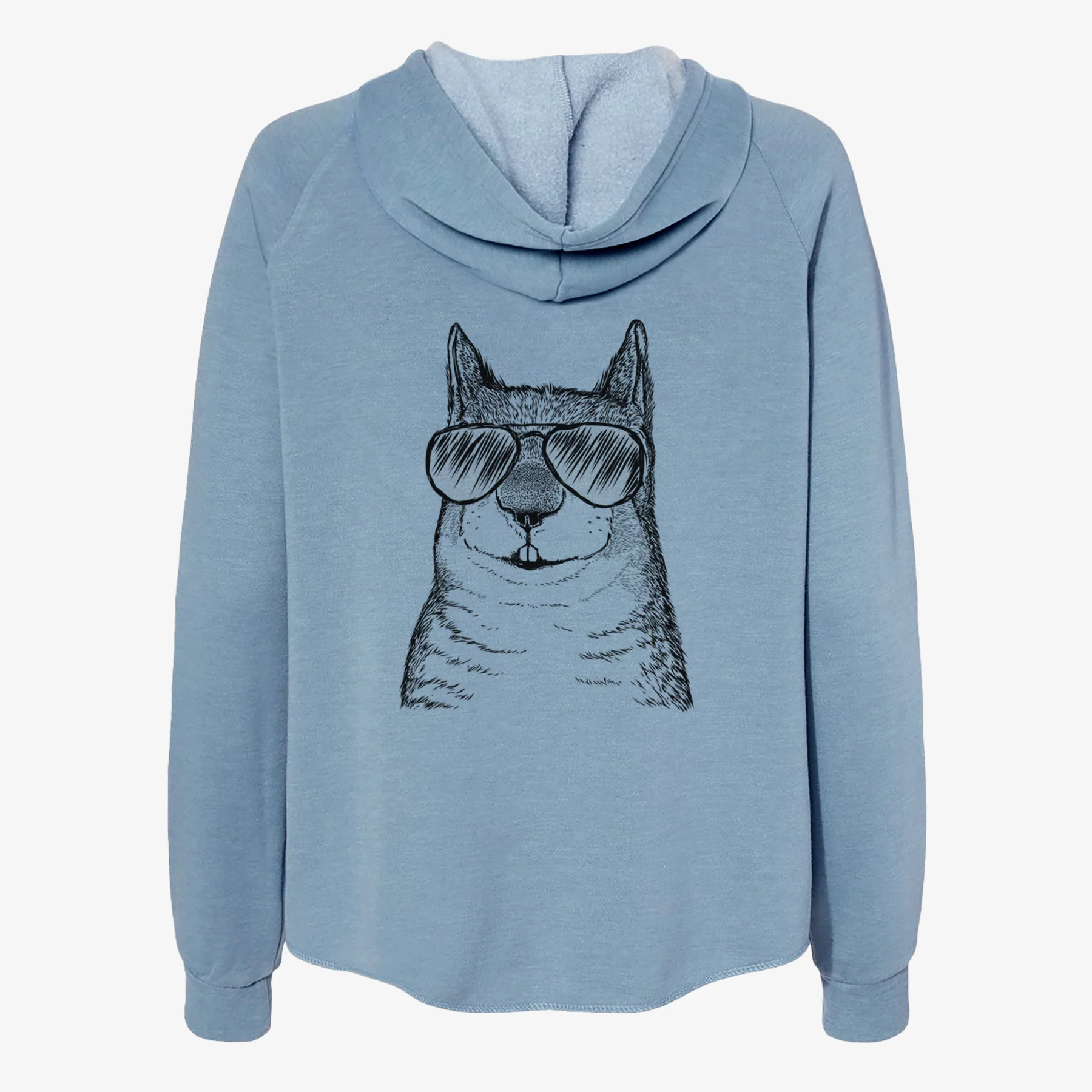 Nibbles the Squirrel - Women's Cali Wave Zip-Up Sweatshirt - Image 9