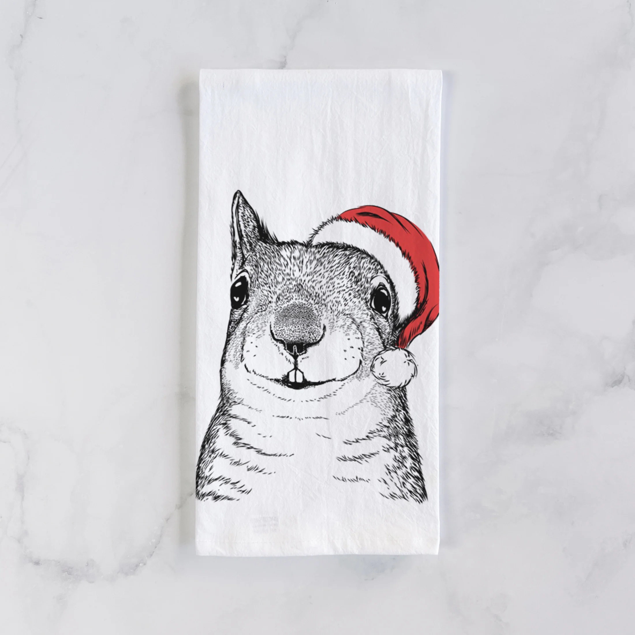 Nibbles the Squirrel Tea Towel - Image 2