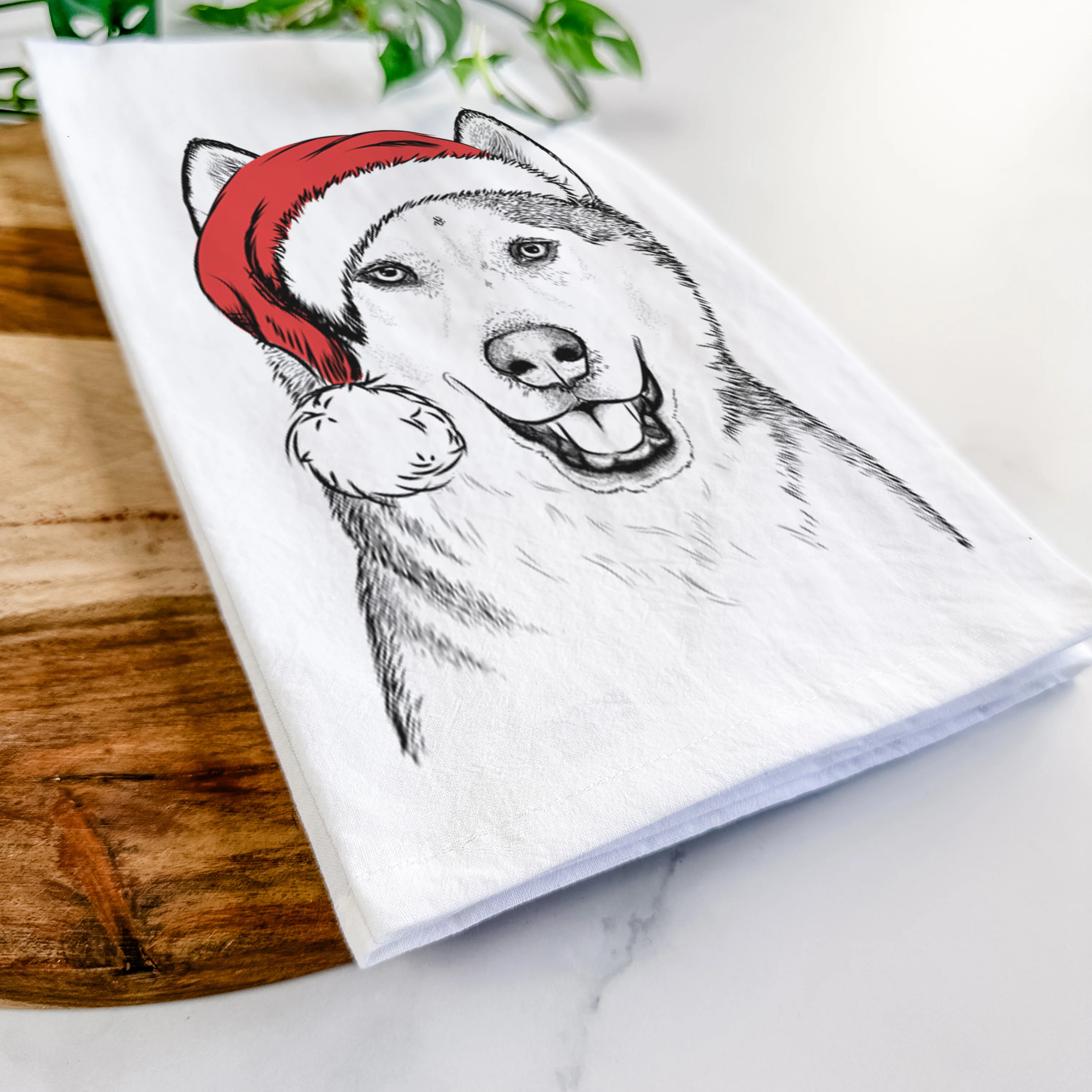 Nika the Siberian Husky Tea Towel - Image 9