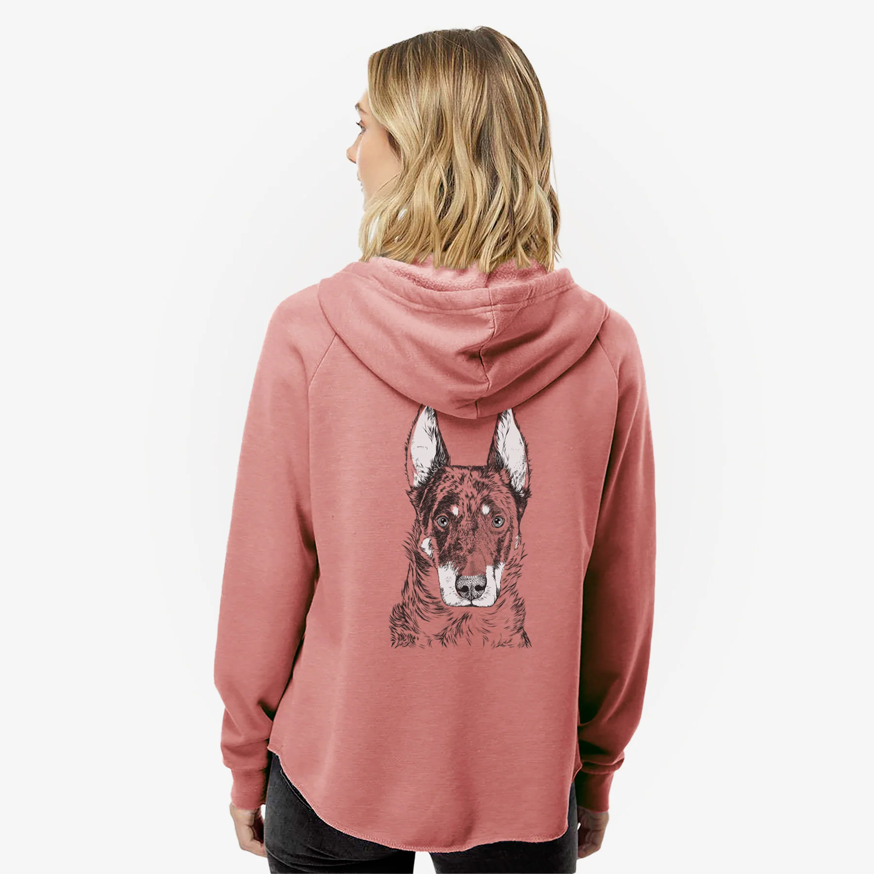 Nori the Beauceron - Women's Cali Wave Zip-Up Sweatshirt - Image 5