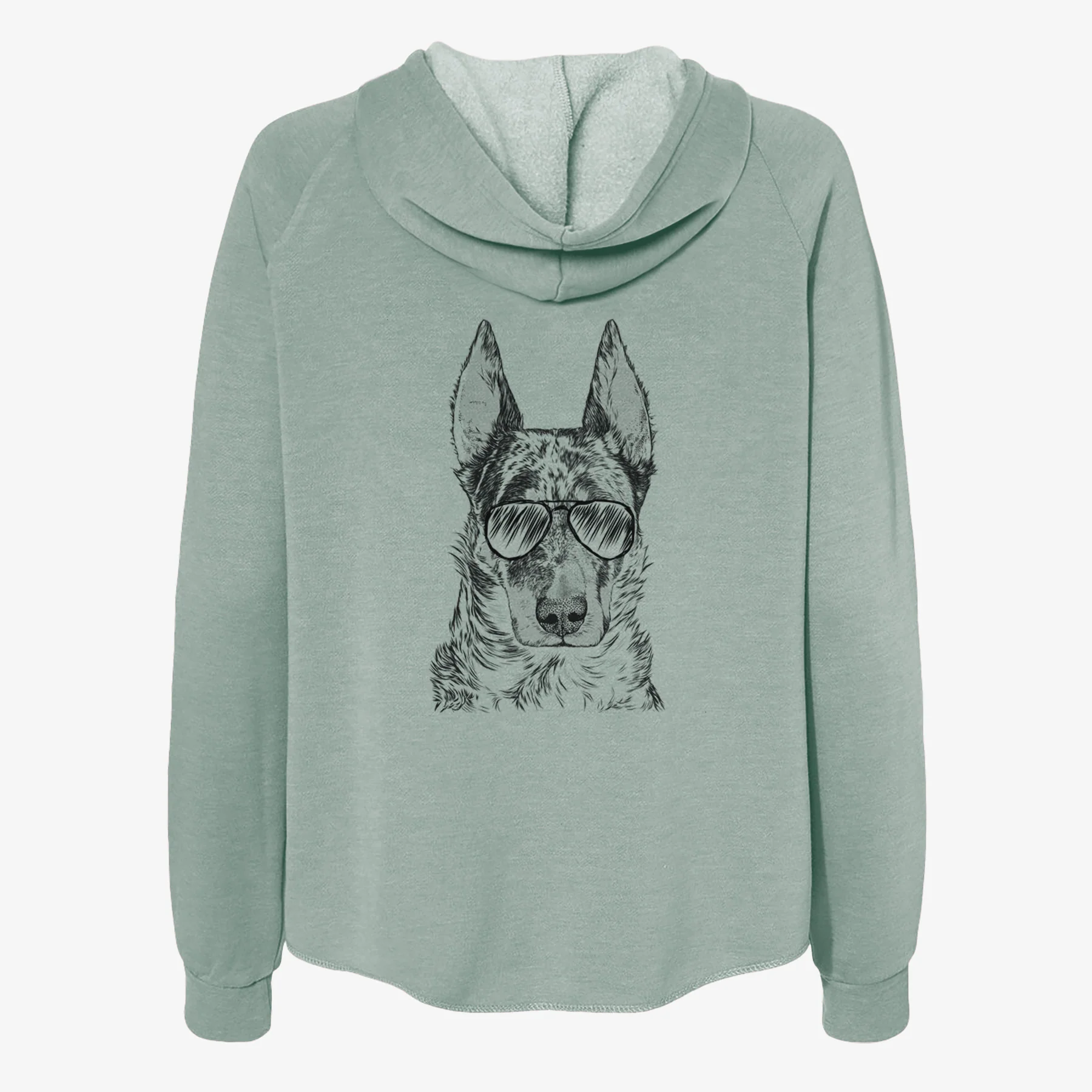 Nori the Beauceron - Women's Cali Wave Zip-Up Sweatshirt - Image 7
