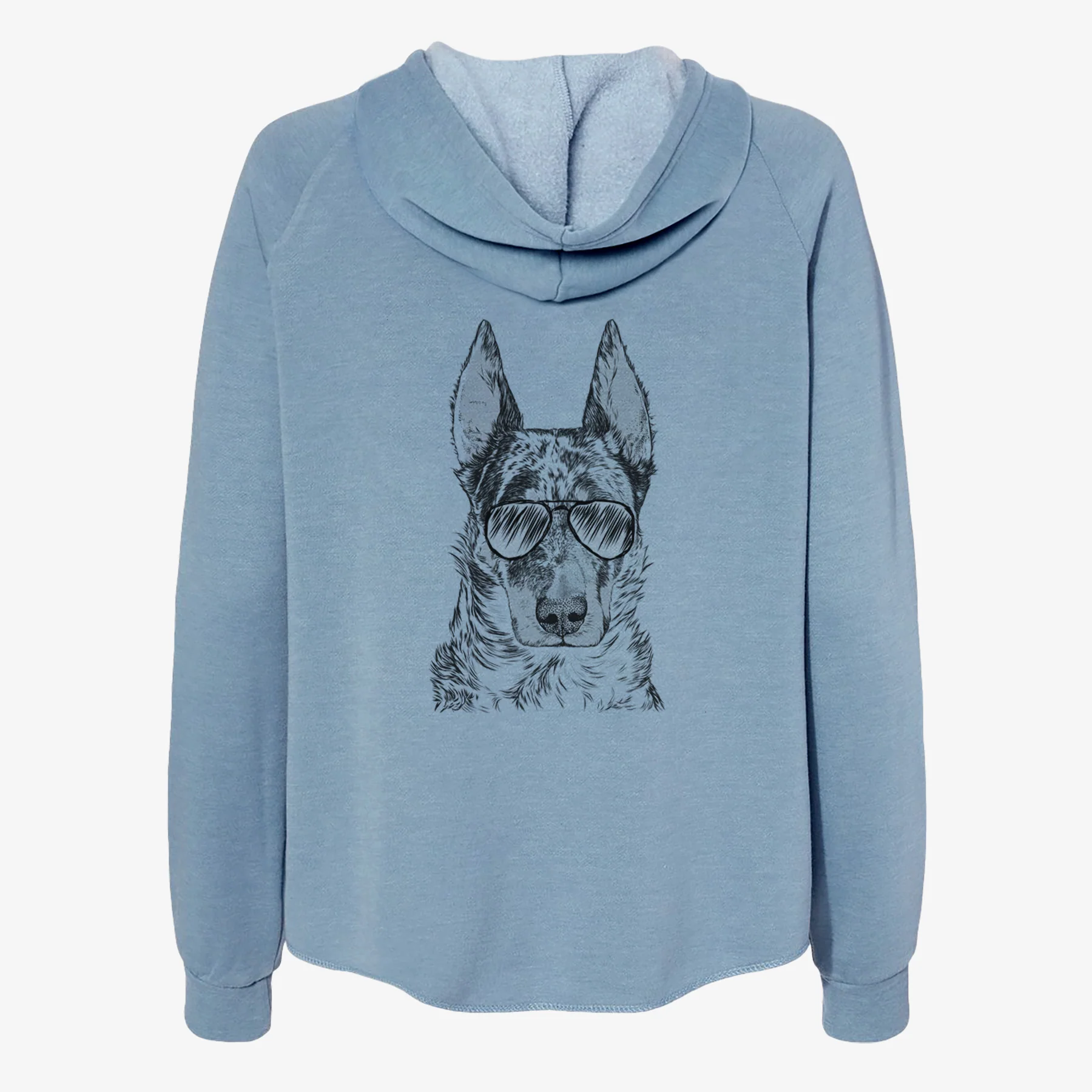 Nori the Beauceron - Women's Cali Wave Zip-Up Sweatshirt - Image 9