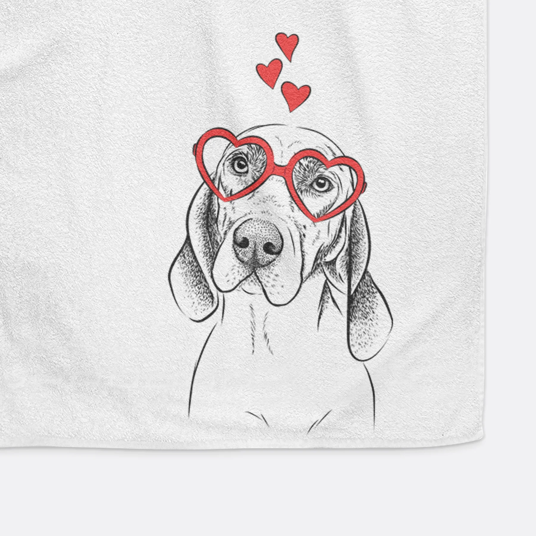 Norman the Plott Hound Premium Hand Towel - Image 6