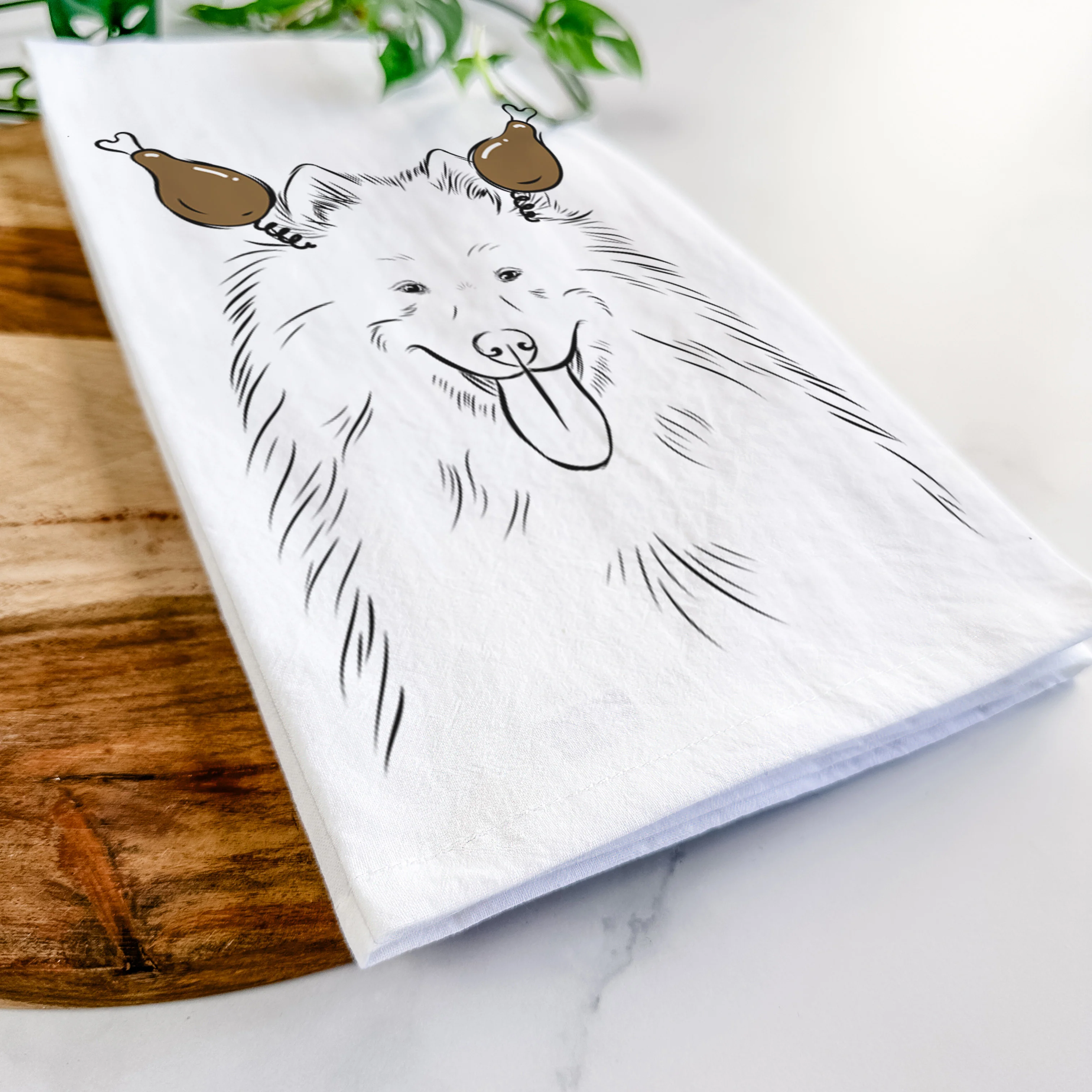 Nova the Samoyed Tea Towel - Image 10